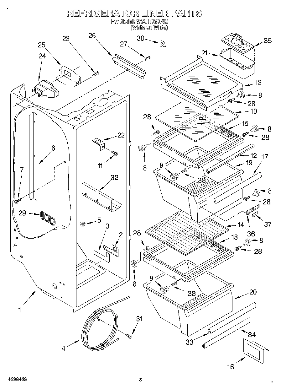 02 - REFRIGERATOR LINER