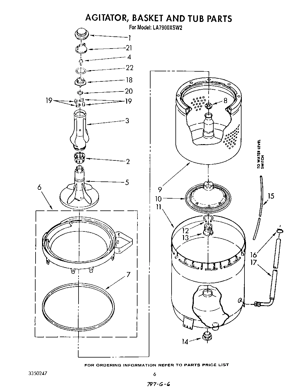 04 - AGITATOR, BASKET, AND TUB
