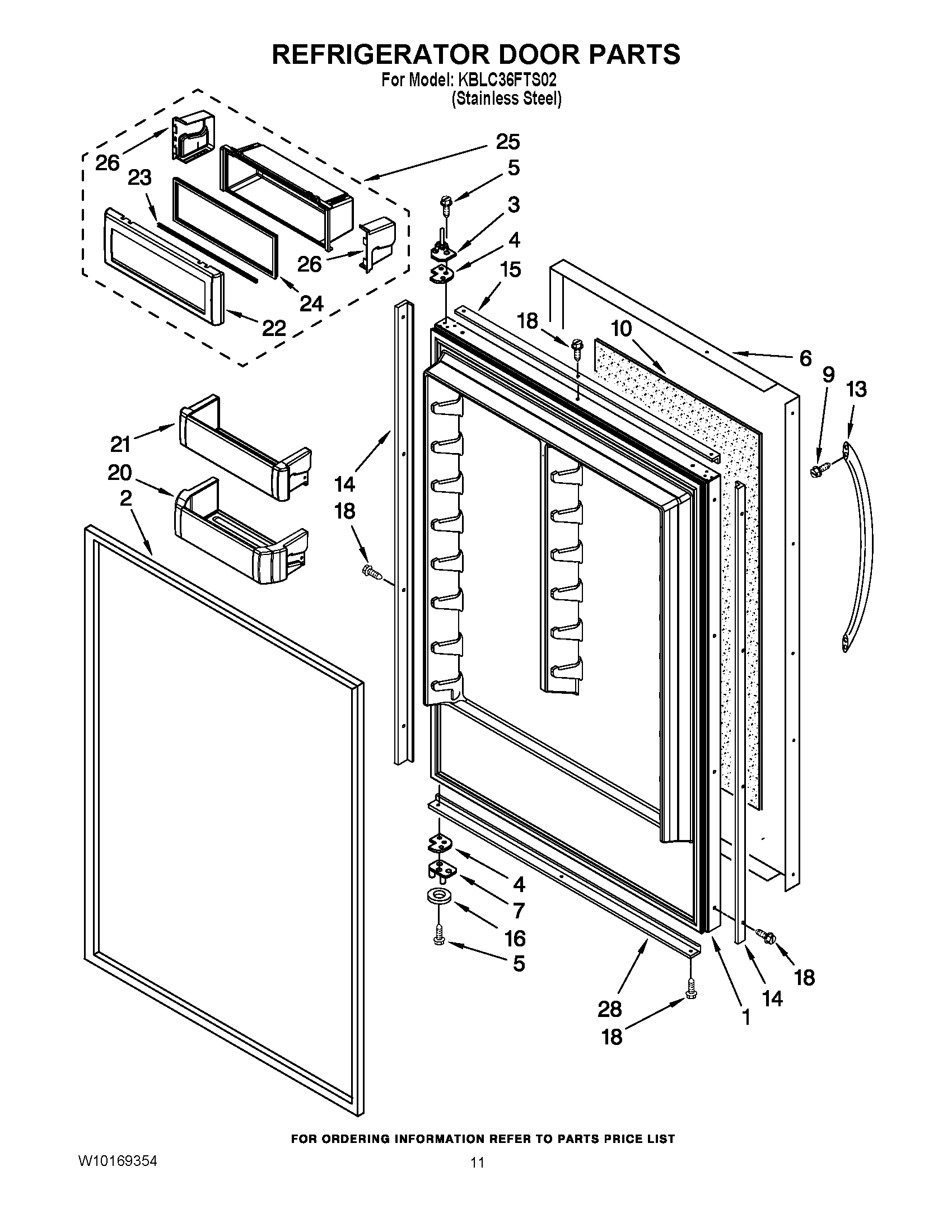 07 - REFRIGERATOR DOOR PARTS