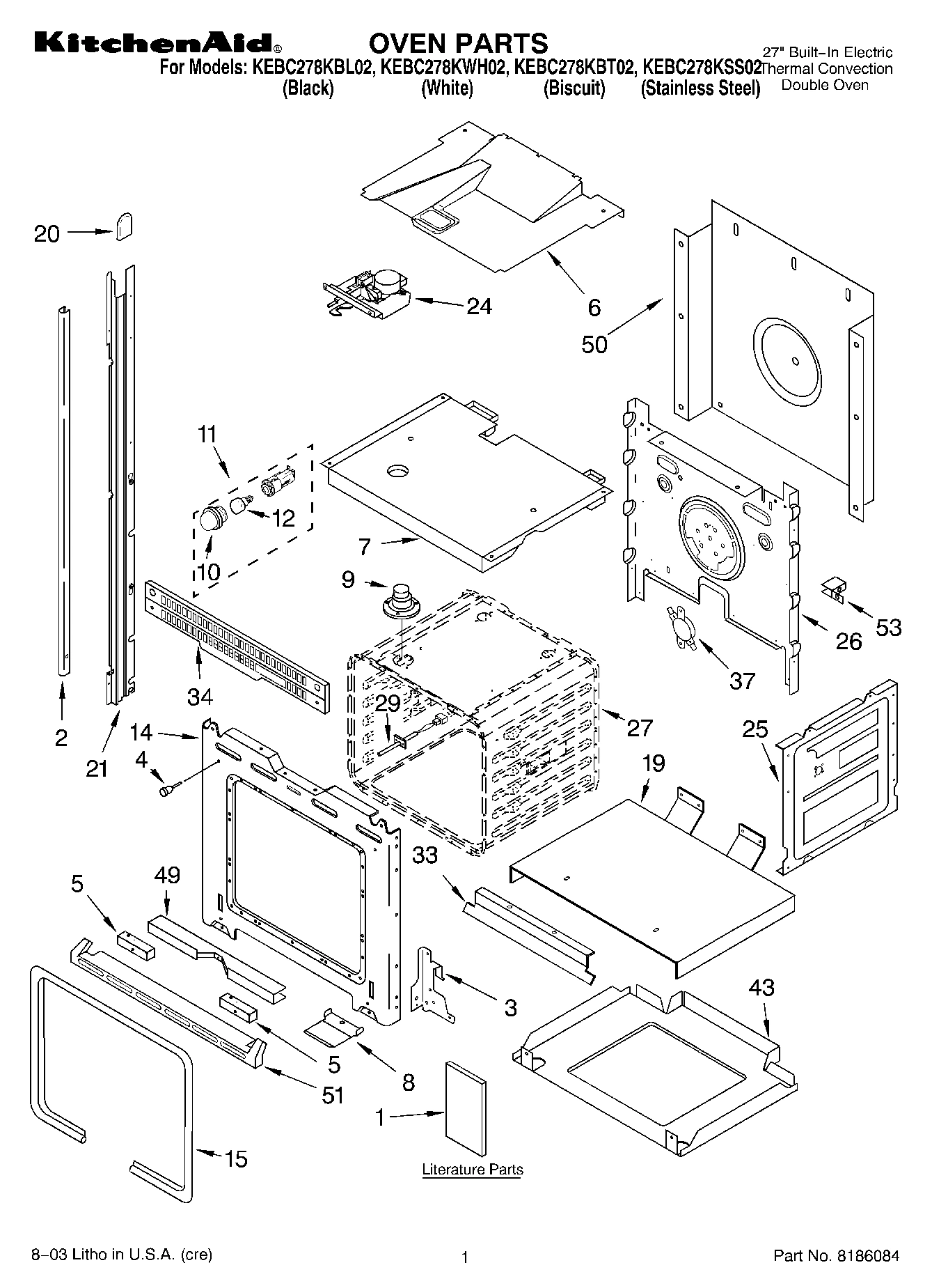 01 - OVEN PARTS