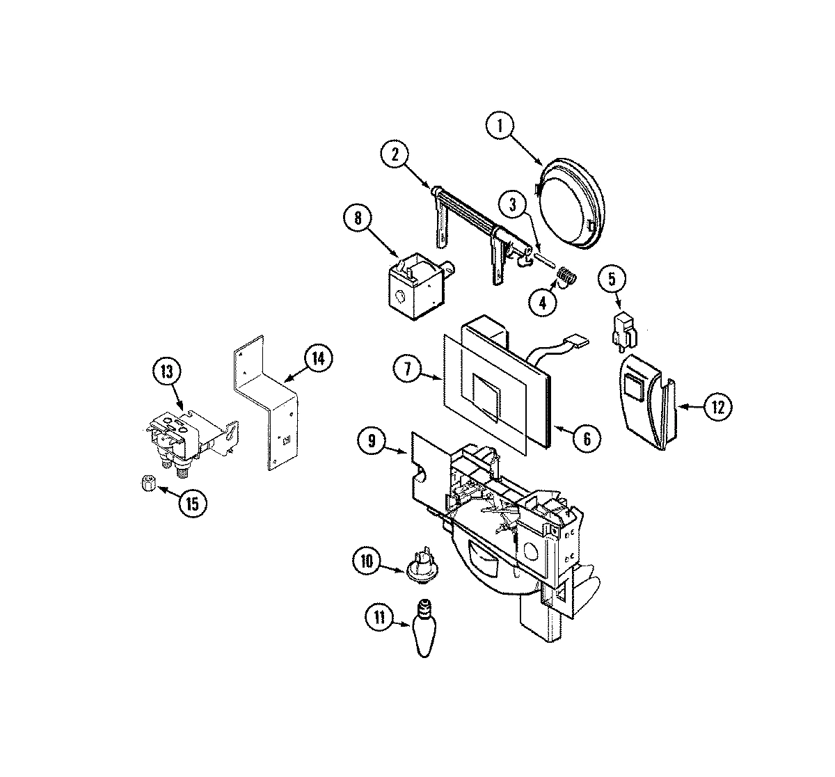01 - FOUNTAIN BRACKET KIT (230V-50/60HZ)