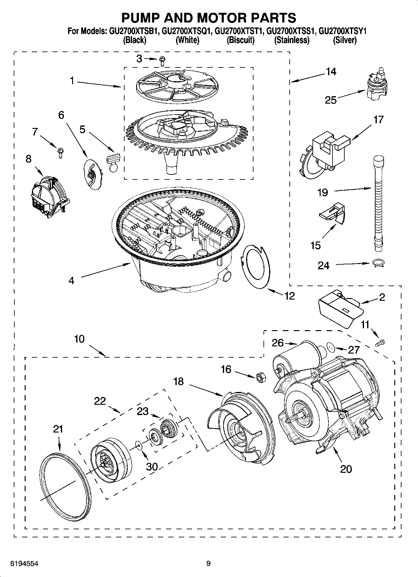 08 - PUMP AND MOTOR PARTS