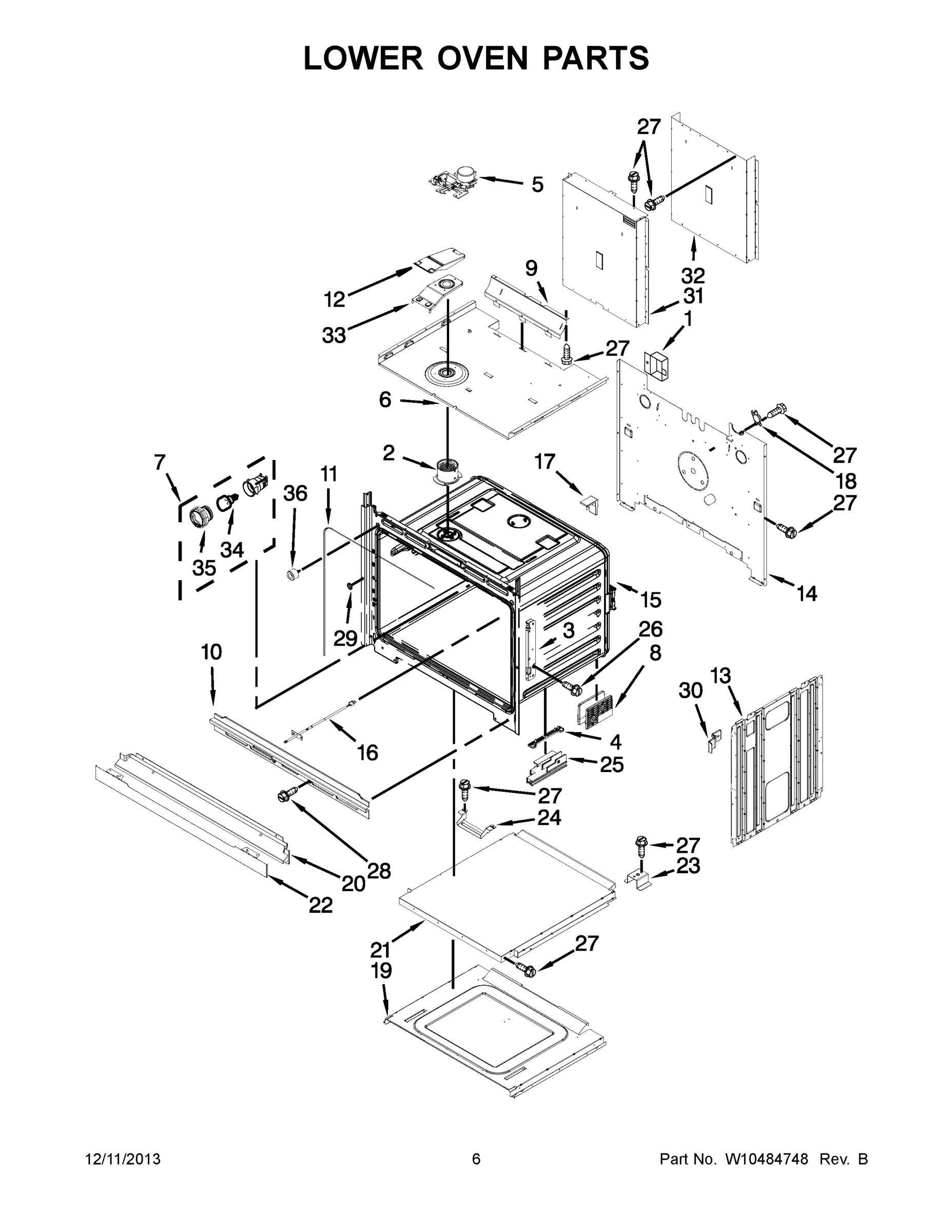 04 - LOWER OVEN PARTS