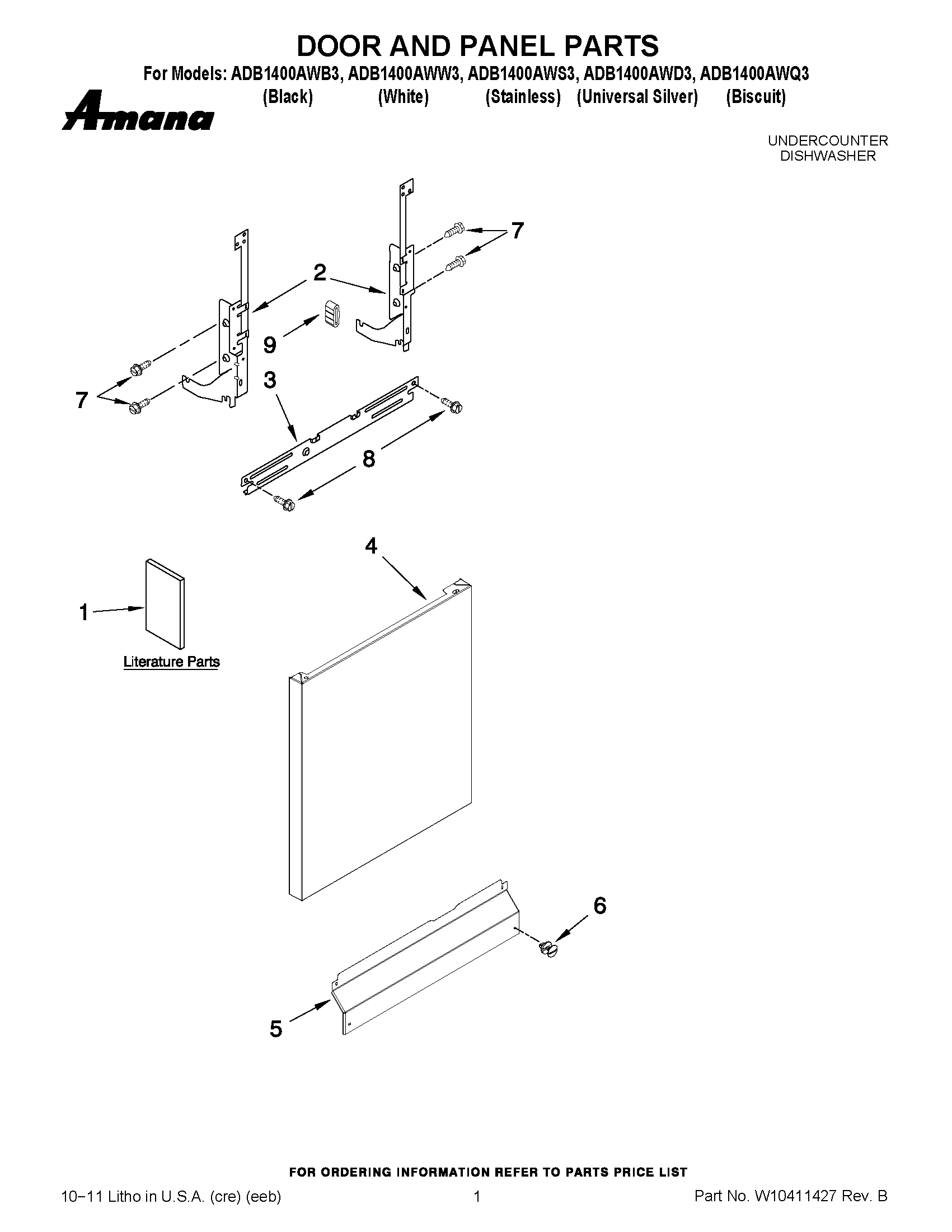 01 - DOOR AND PANEL PARTS