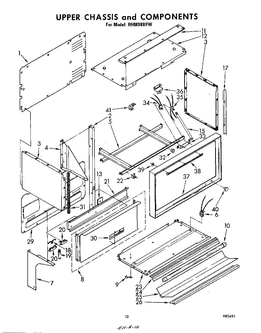 06 - UPPER CHASSIS AND COMPONENTS