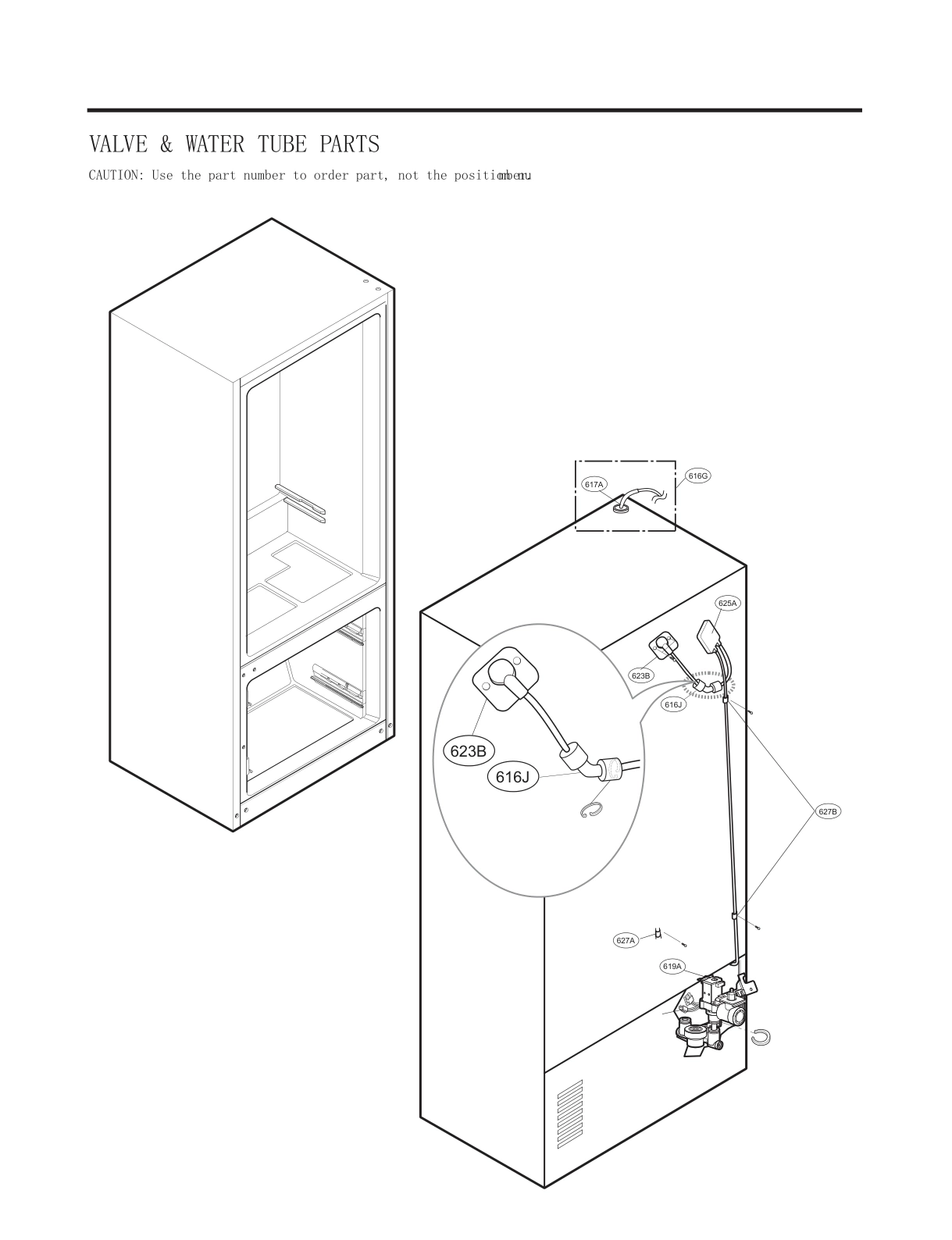VALVE & WATER TUBE PARTS