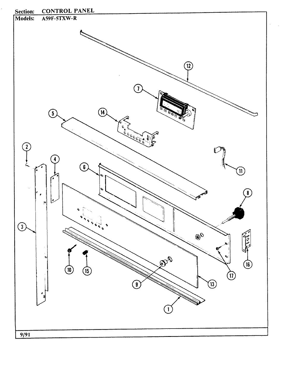 02 - CONTROL PANEL (A59F-5TVW-R)