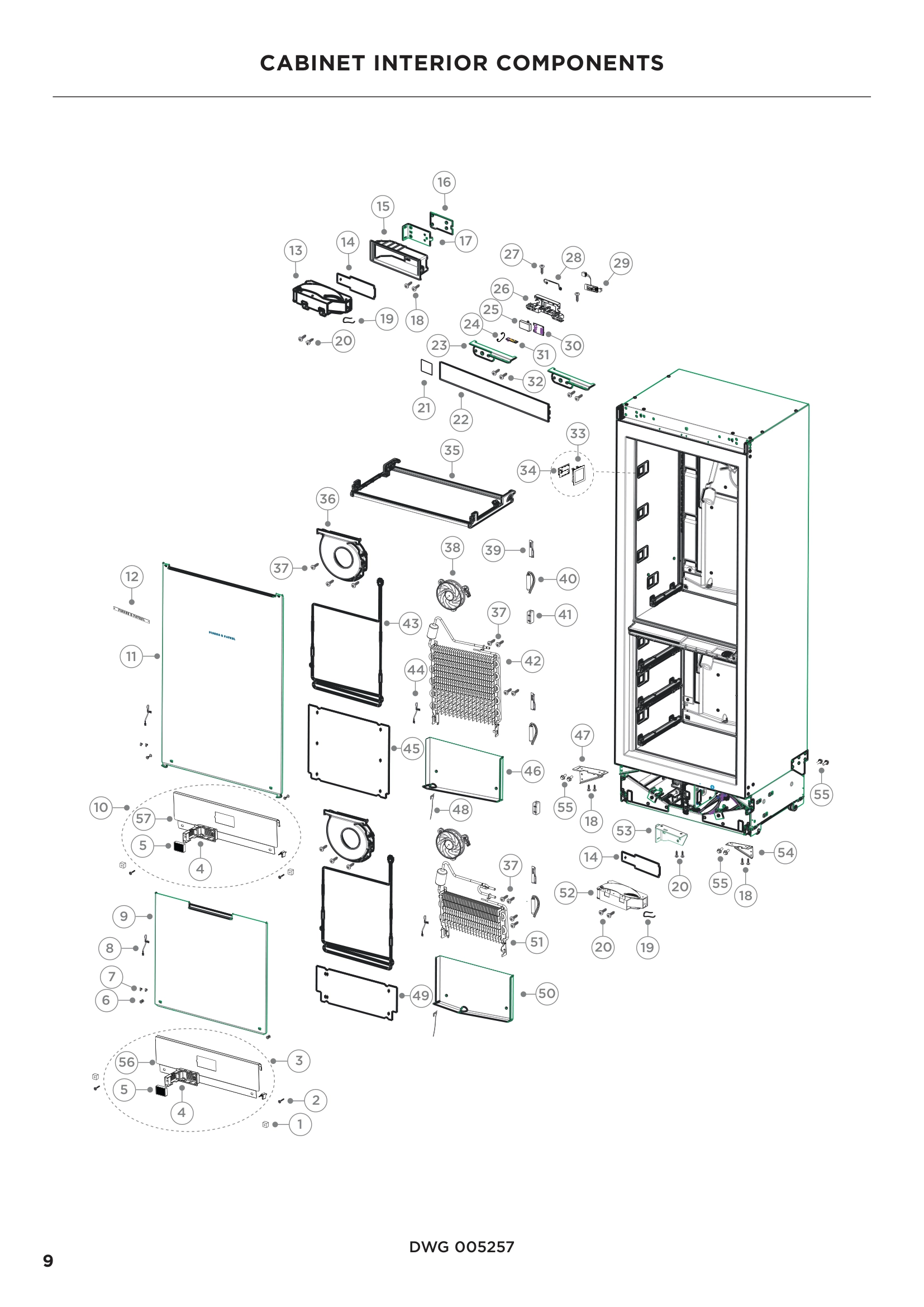 CABINET INTERIOR COMPONENTS