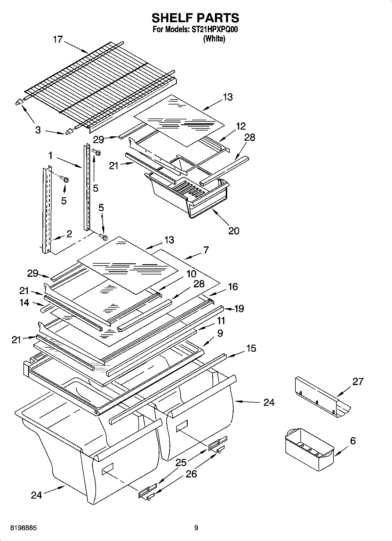 05 - SHELF PARTS, OPTIONAL PARTS