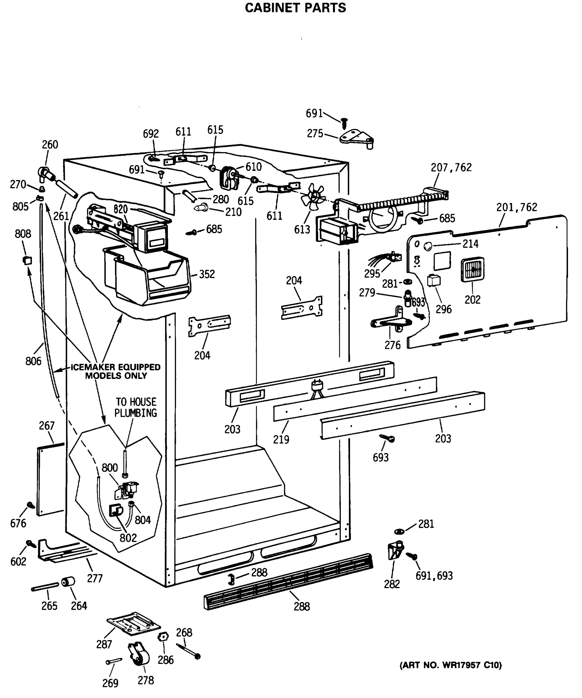 CABINET PARTS