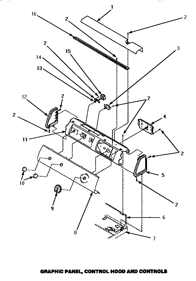 06 - GRAPHIC PANEL, CONTROL HOOD & CONTROLS