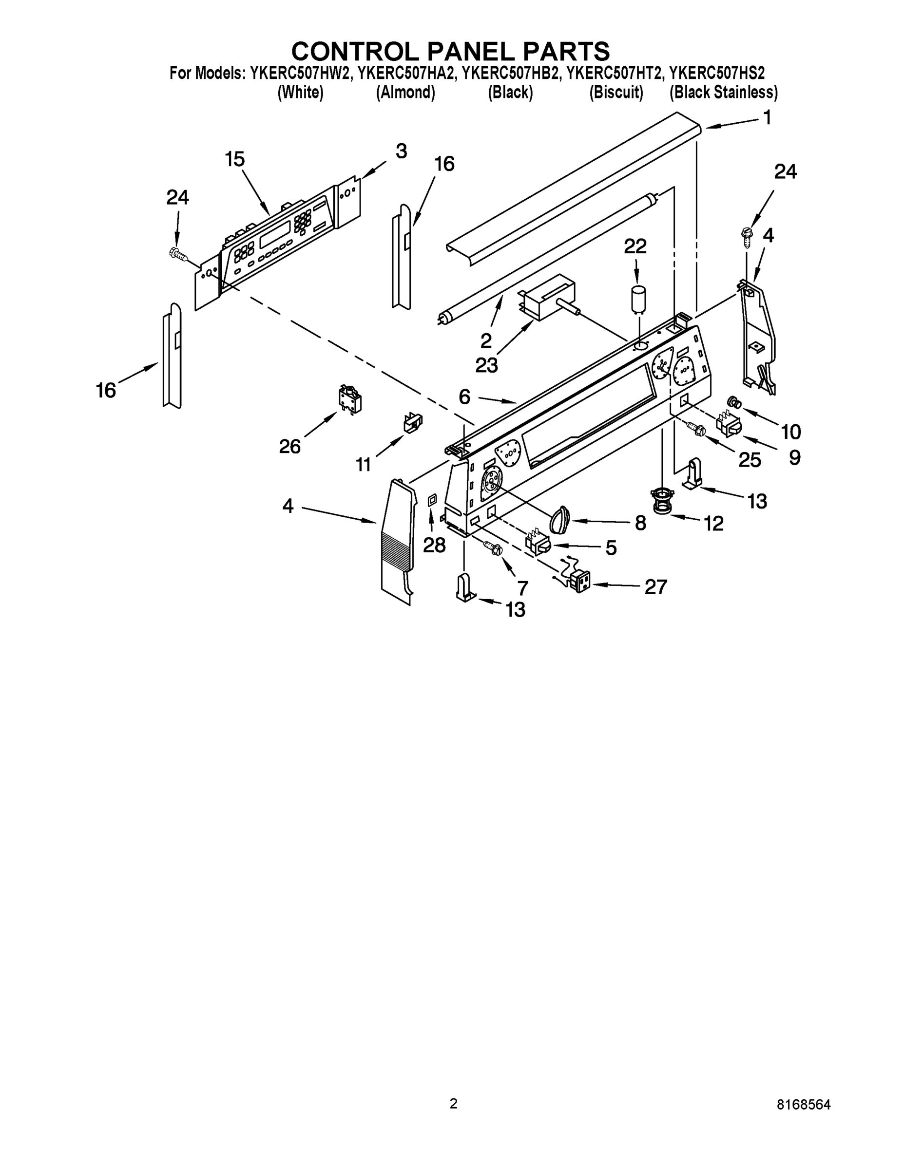03 - CONTROL PANEL PARTS
