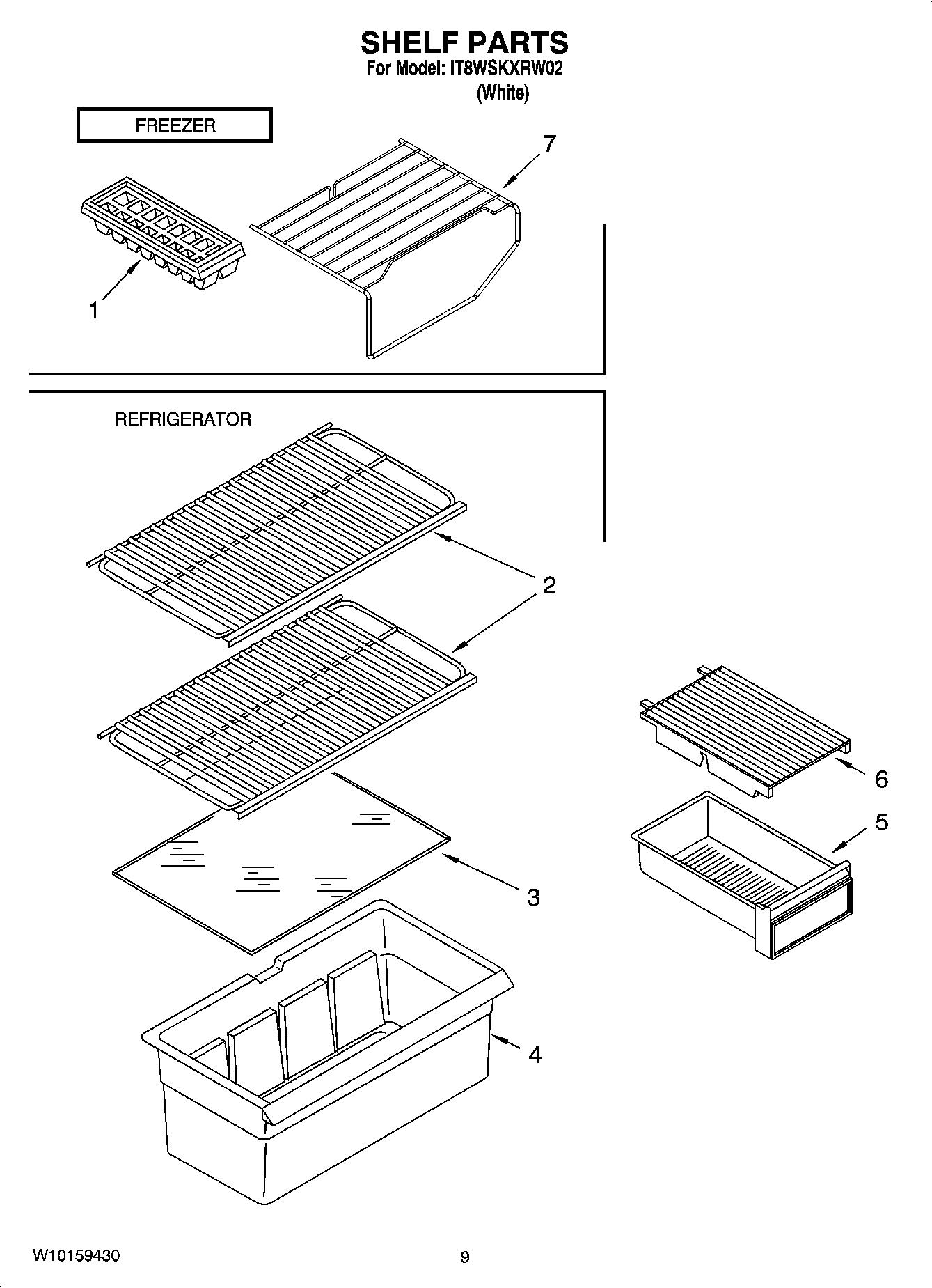 05 - SHELF PARTS, OPTIONAL PARTS