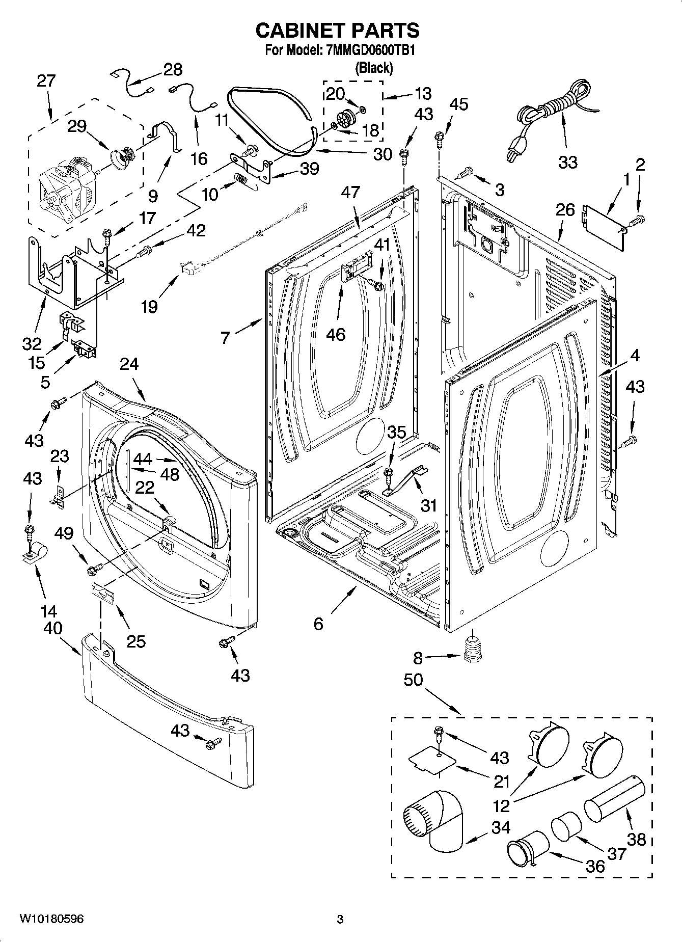 02 - CABINET PARTS