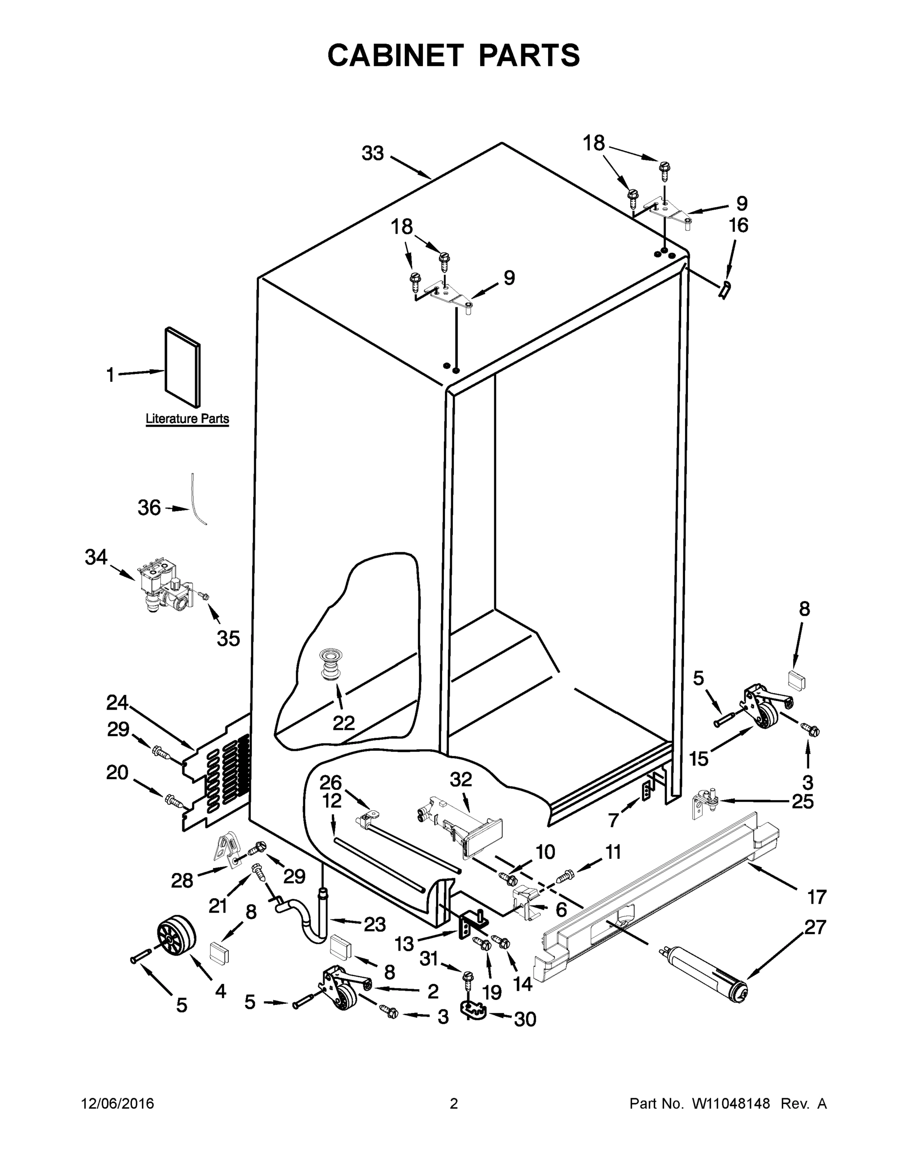 02 - CABINET PARTS