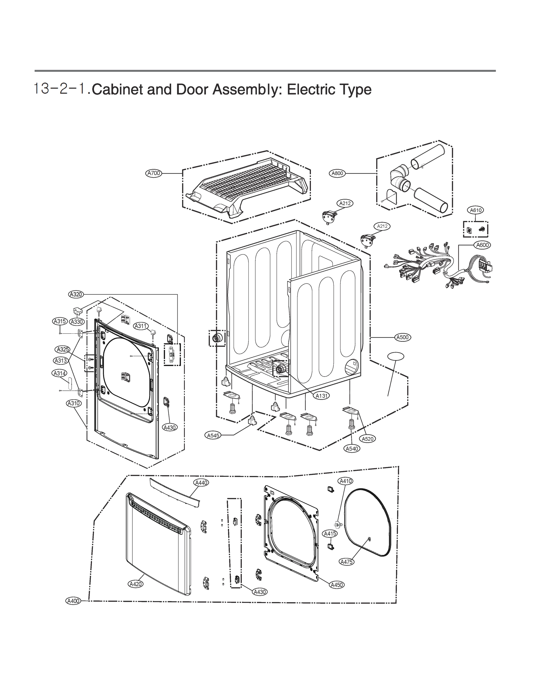 CABINET AND DOOR ASSEMBLY