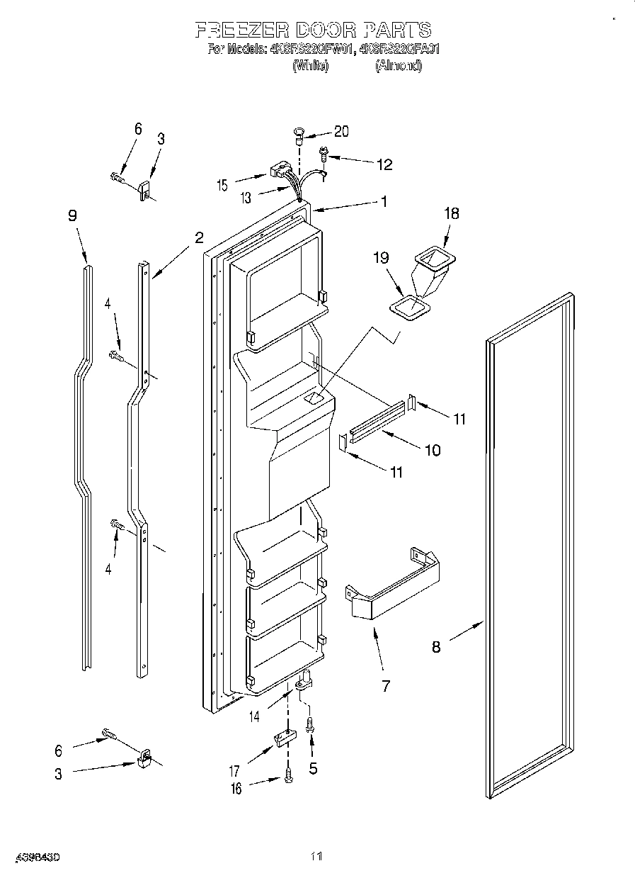 07 - FREEZER DOOR