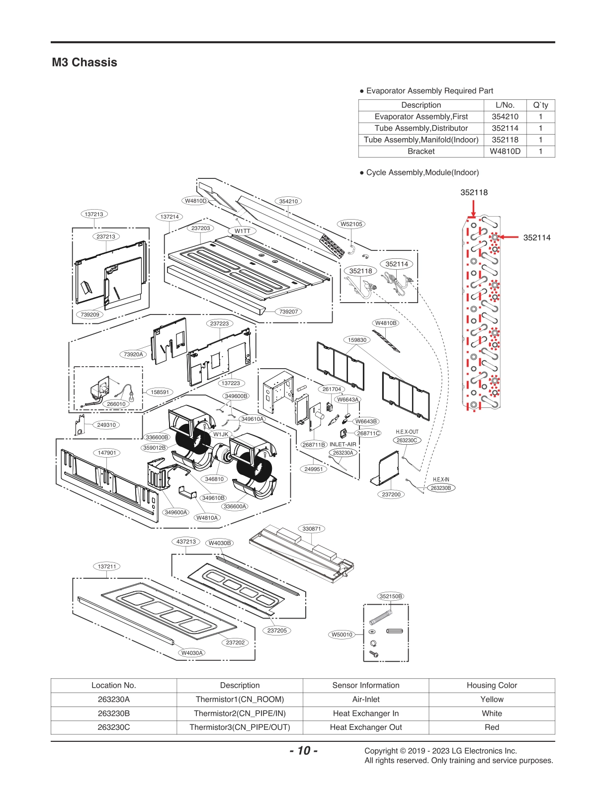 EVAPORATOR ASSEMBLY