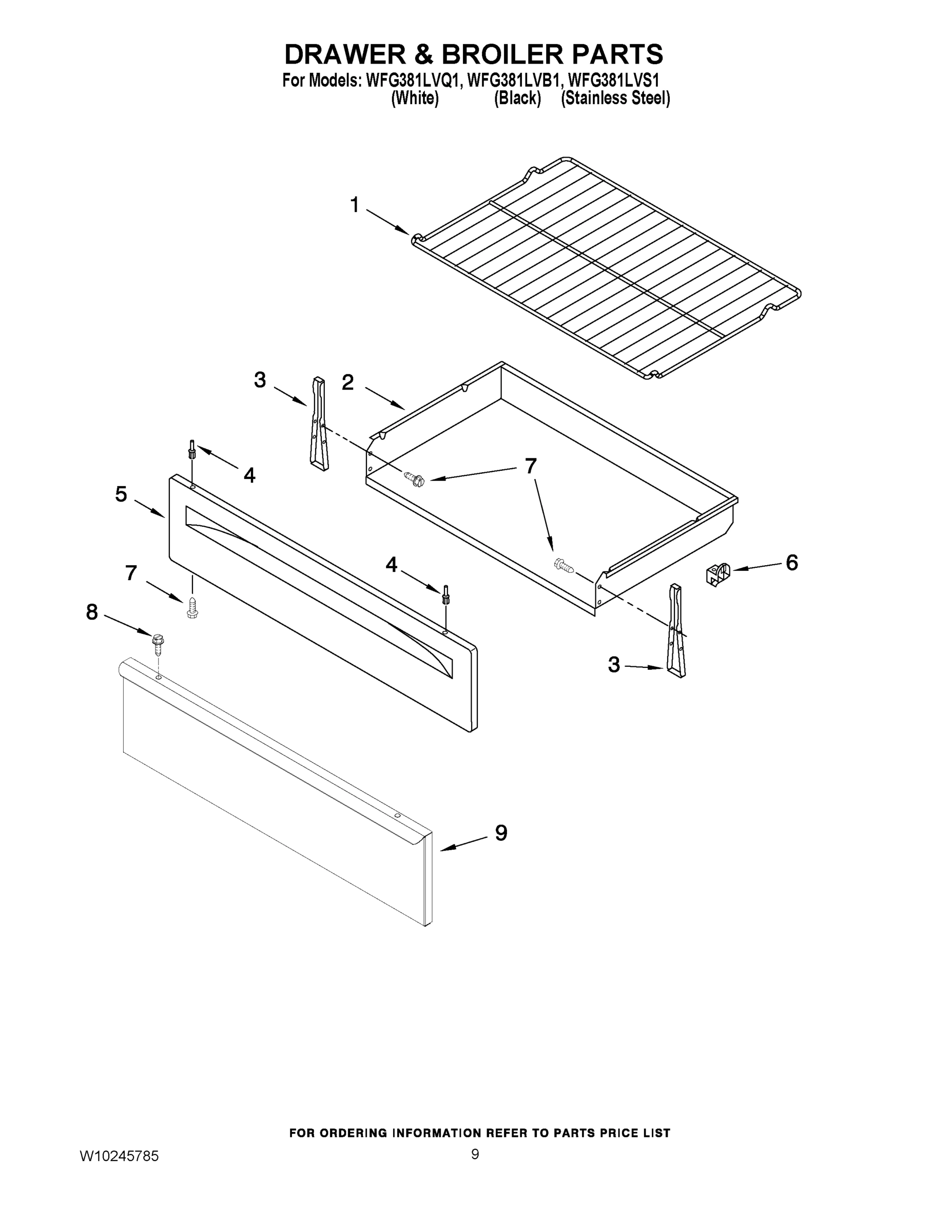 06 - DRAWER & BROILER PARTS