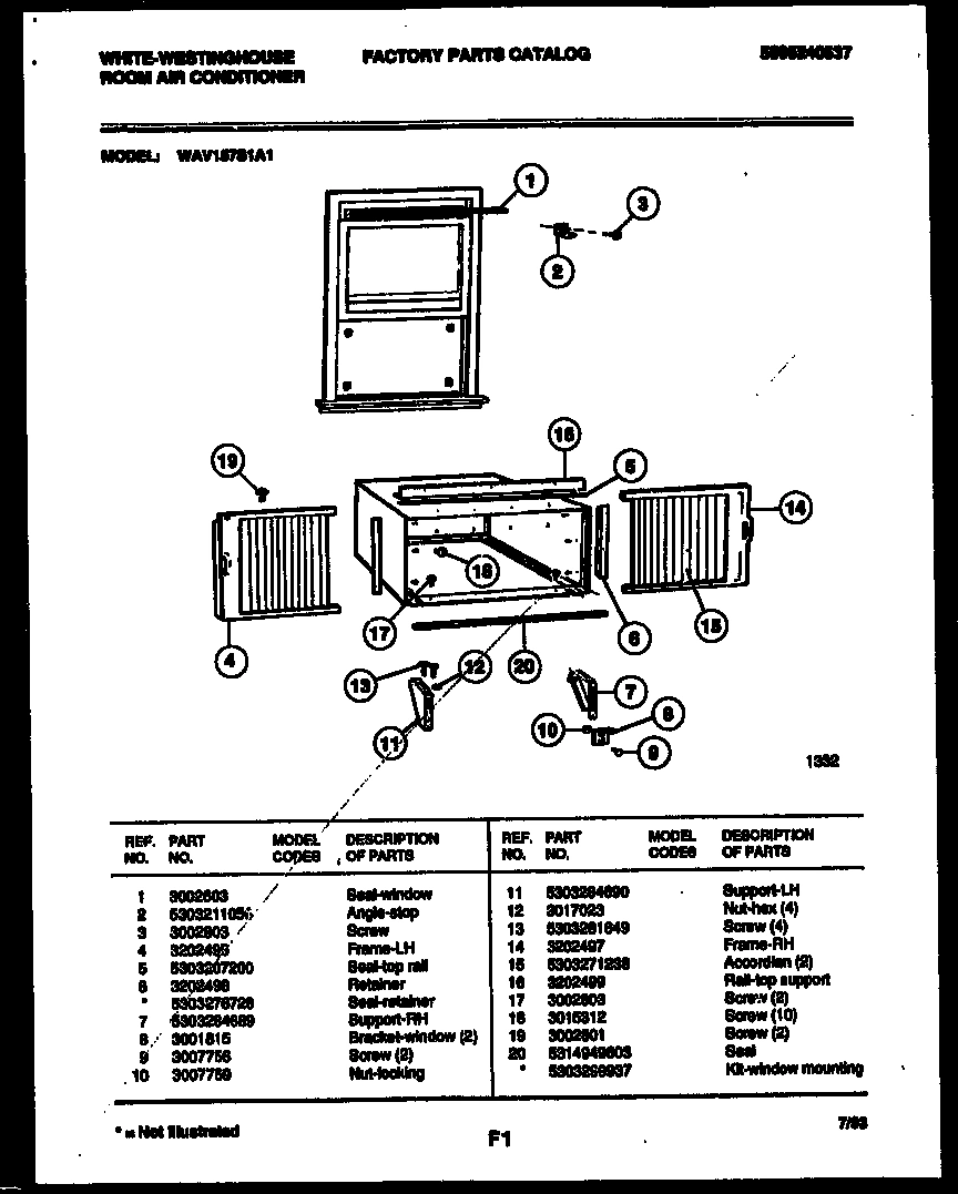 06 - CABINET AND INSTALLATION PARTS