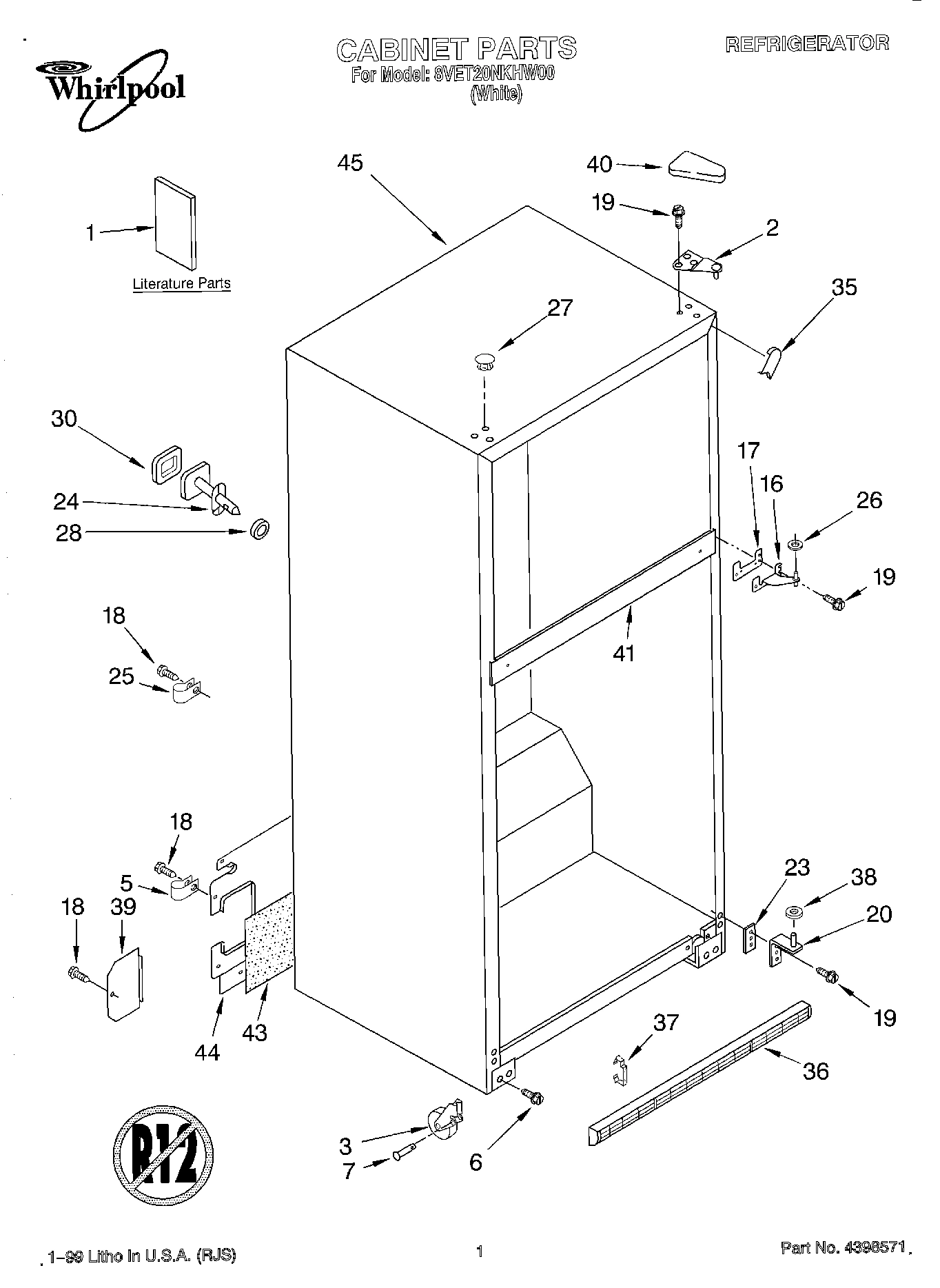 01 - CABINET, LITERATURE