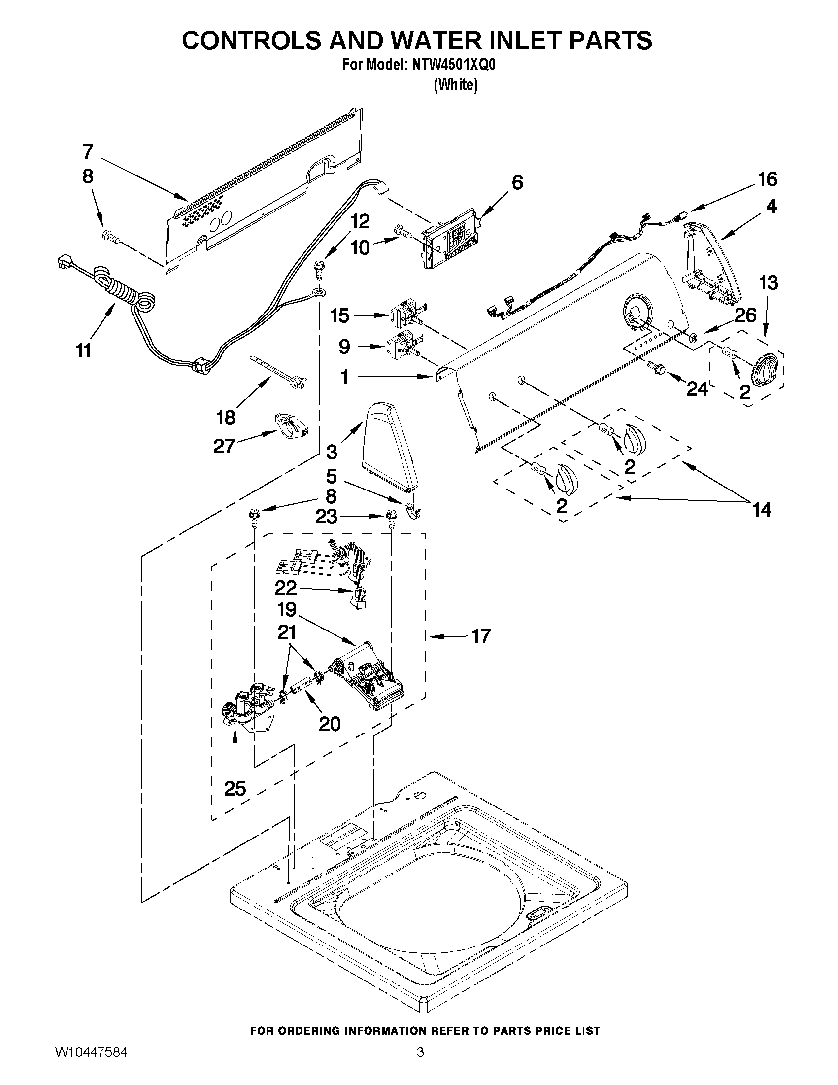 02 - CONTROLS AND WATER INLET PARTS