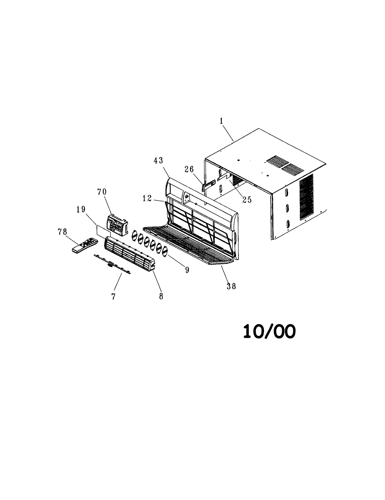 CABINET FRONT AND WRAPPER