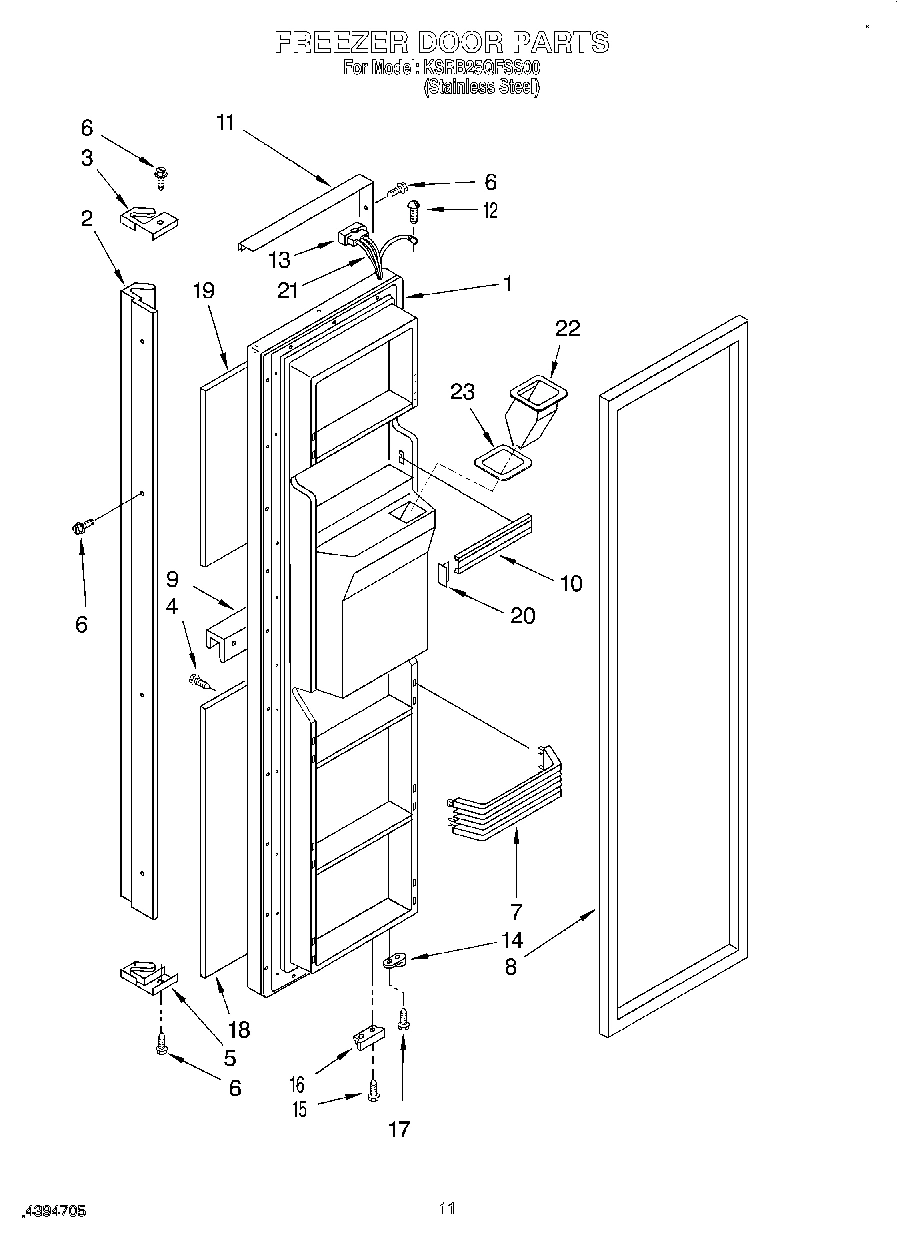 07 - FREEZER DOOR