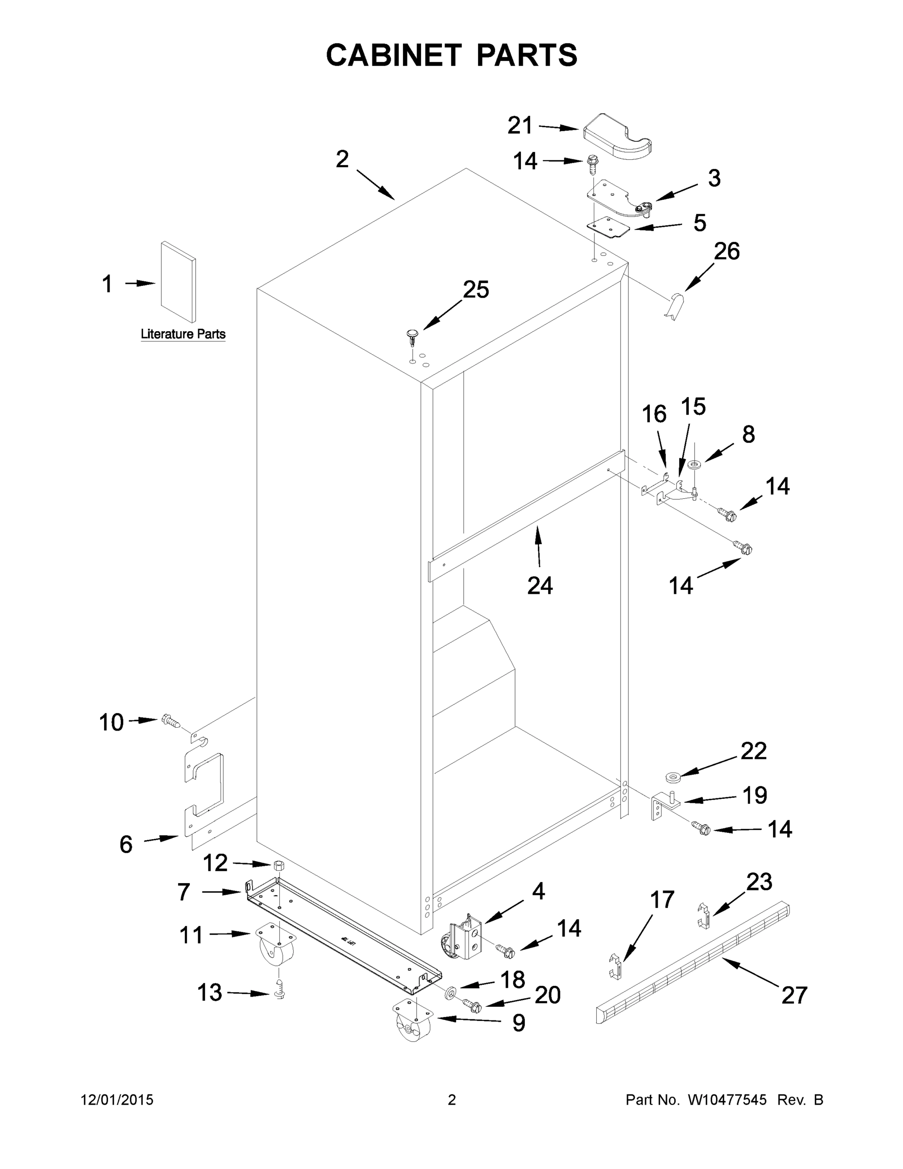 02 - CABINET PARTS