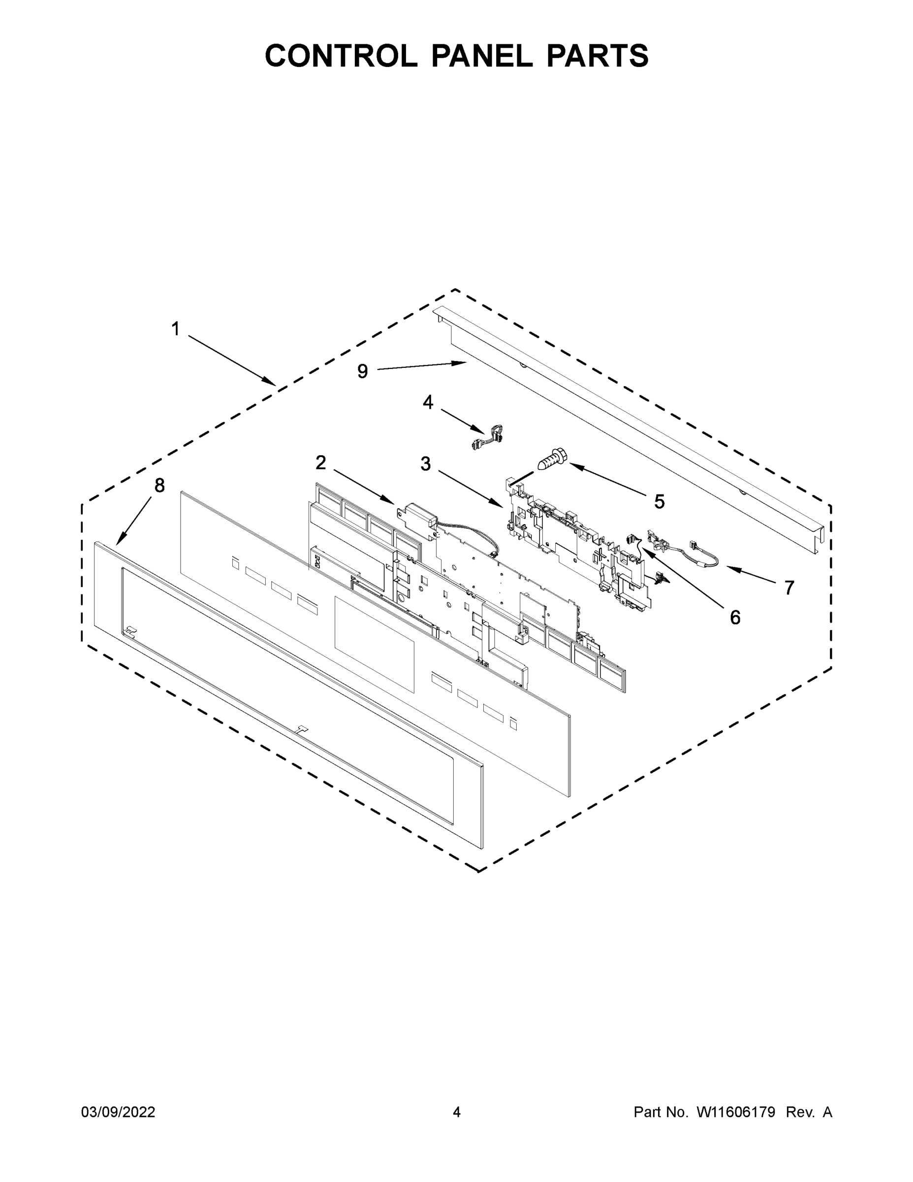 03 - CONTROL PANEL PARTS
