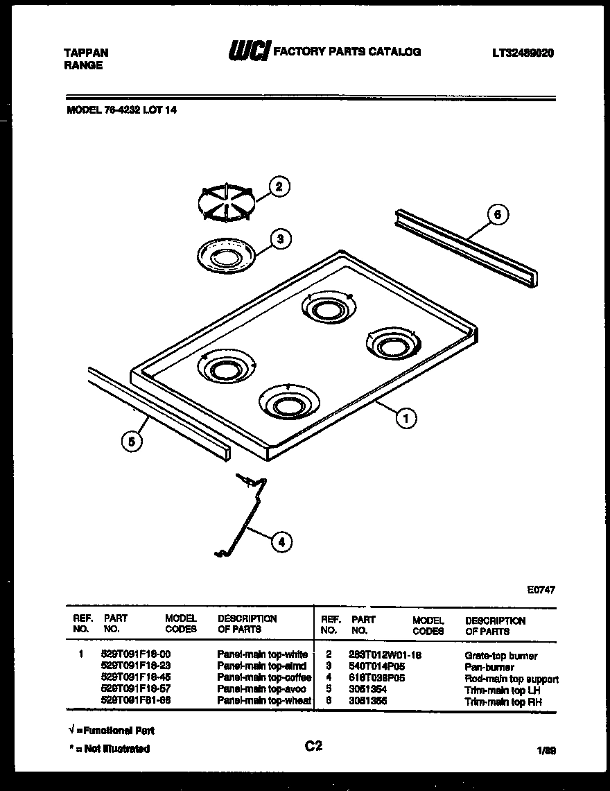 10 - COOKTOP PARTS