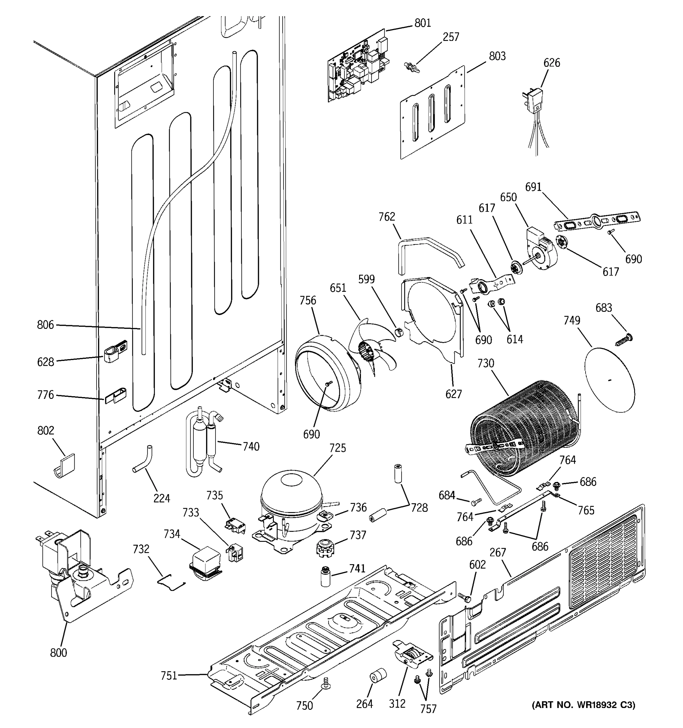 SEALED SYSTEM & MOTHER BOARD