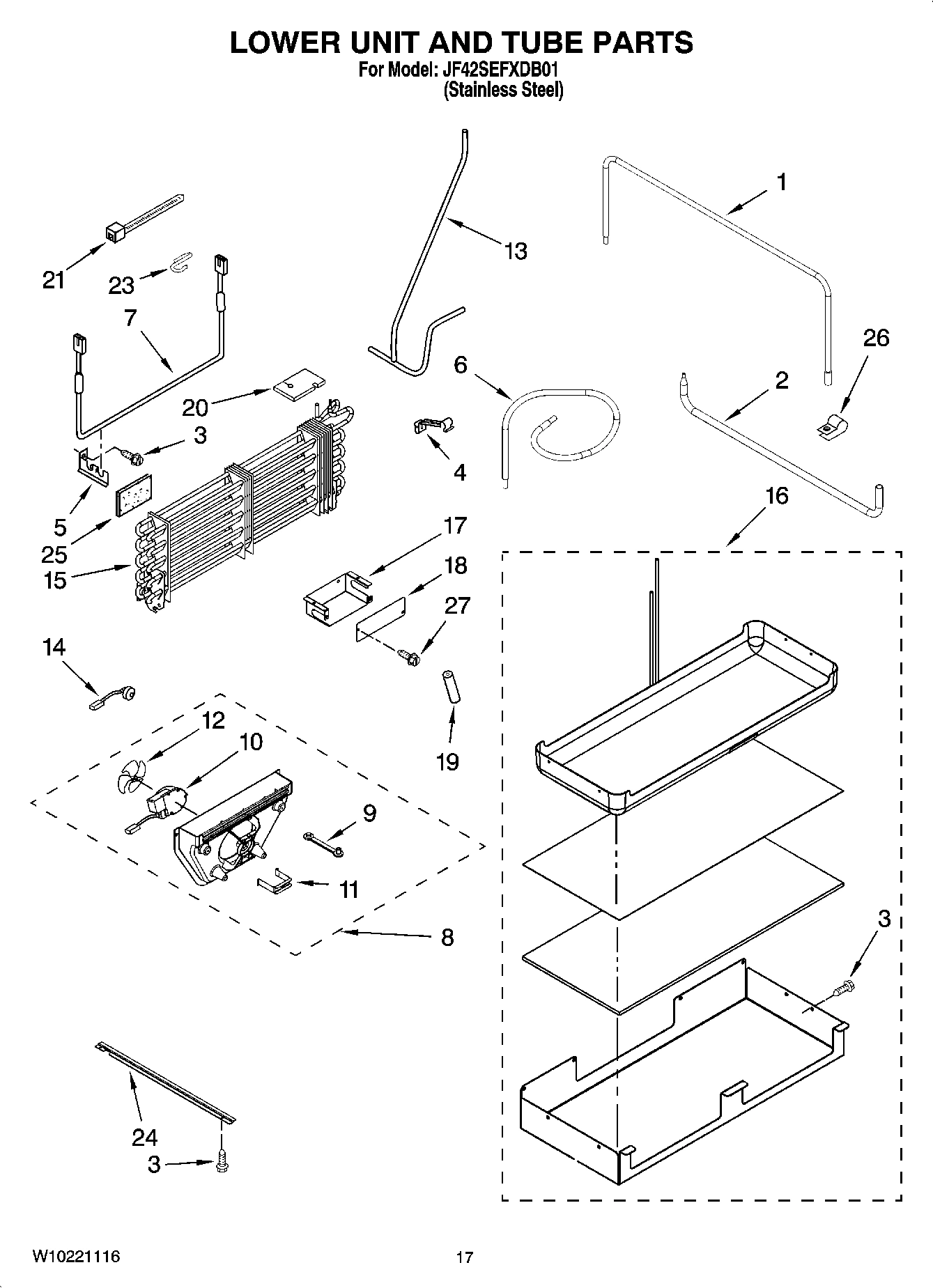 10 - LOWER UNIT AND TUBE PARTS