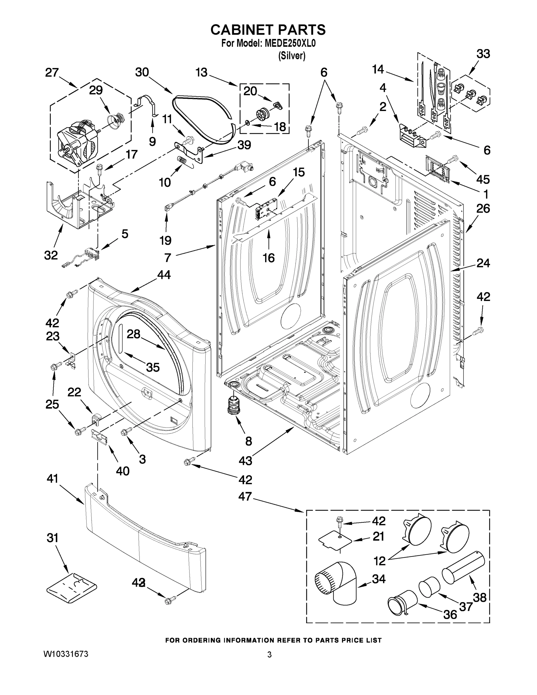 02 - CABINET PARTS
