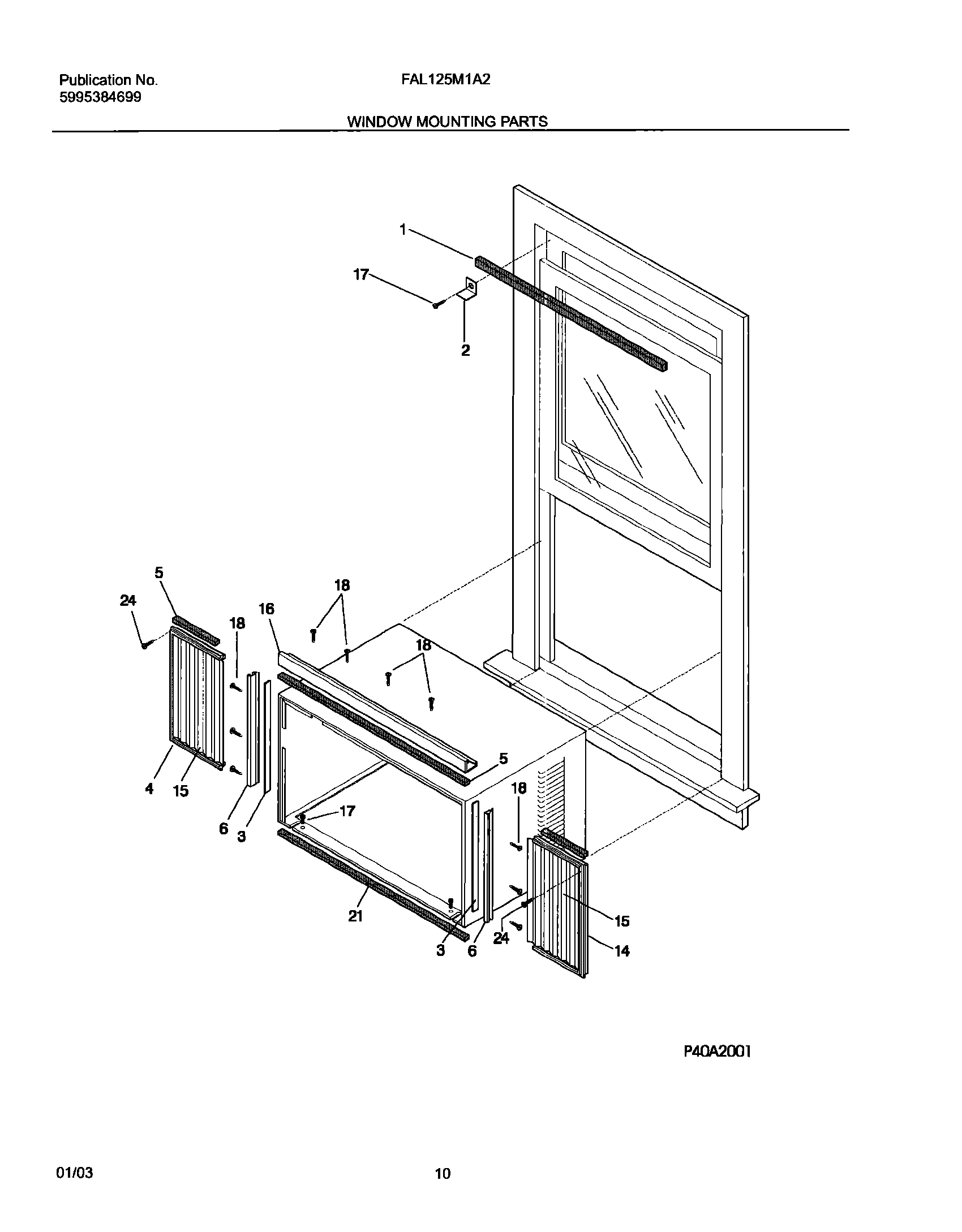 11 - WINDOW MOUNTING PARTS