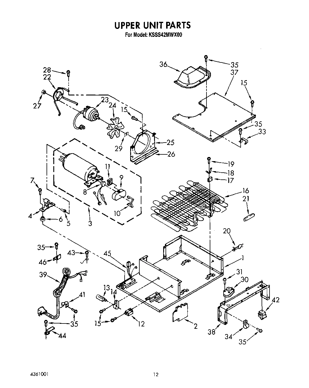 11 - UPPER UNIT, LIT/OPTIONAL