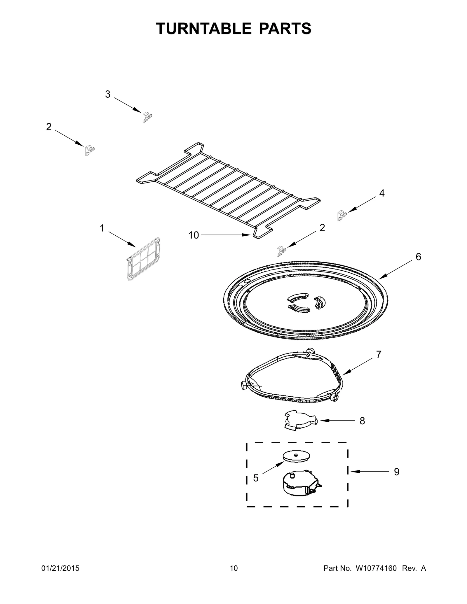 TURNTABLE PARTS