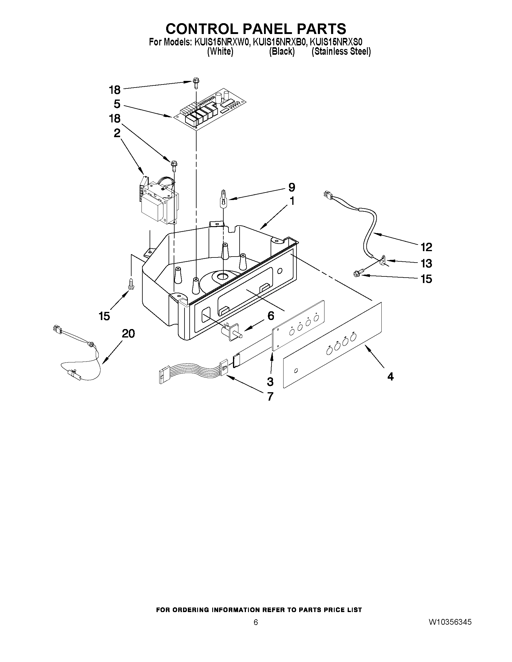 04 - CONTROL PANEL PARTS