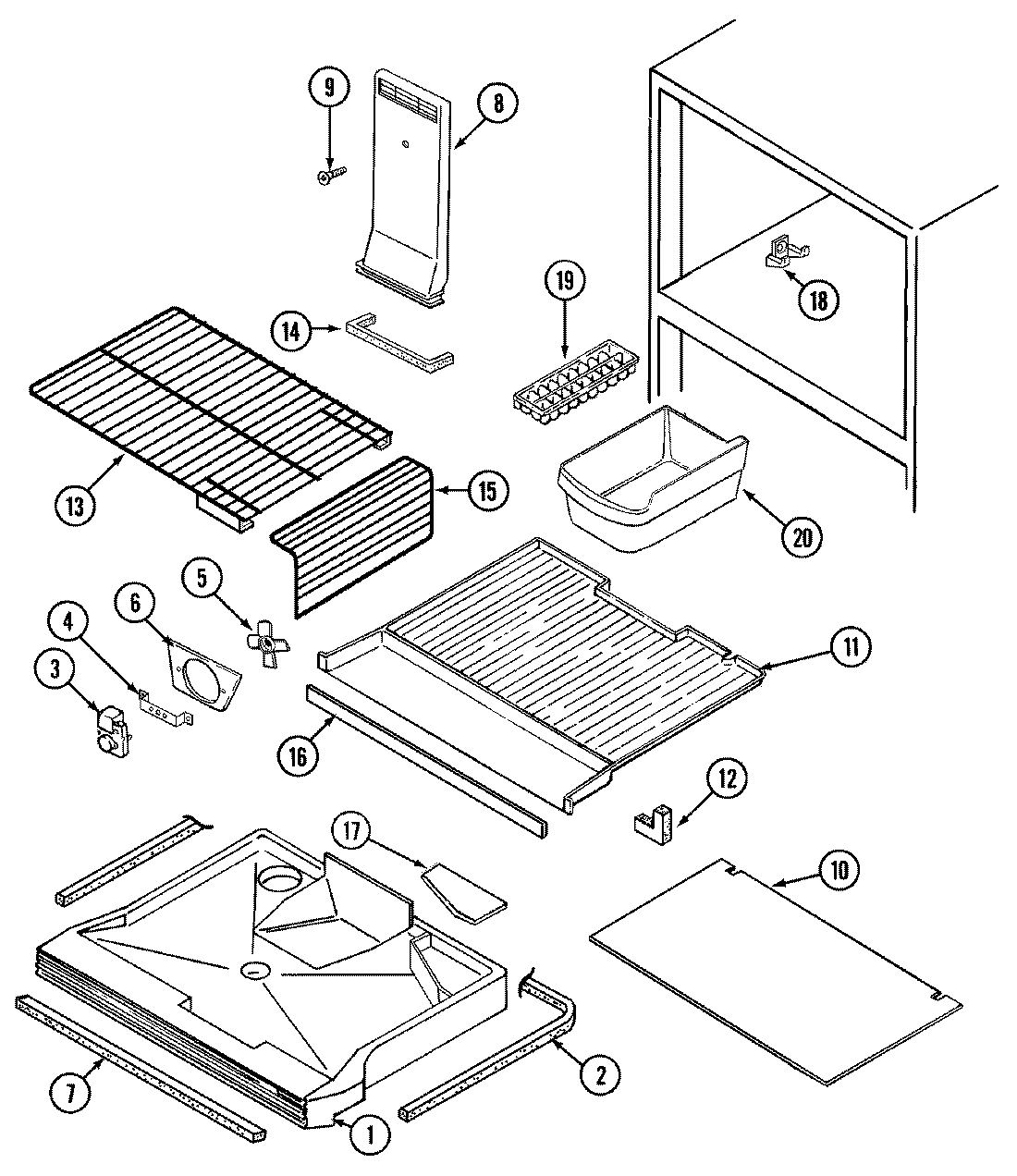 01 - FREEZER COMPARTMENT