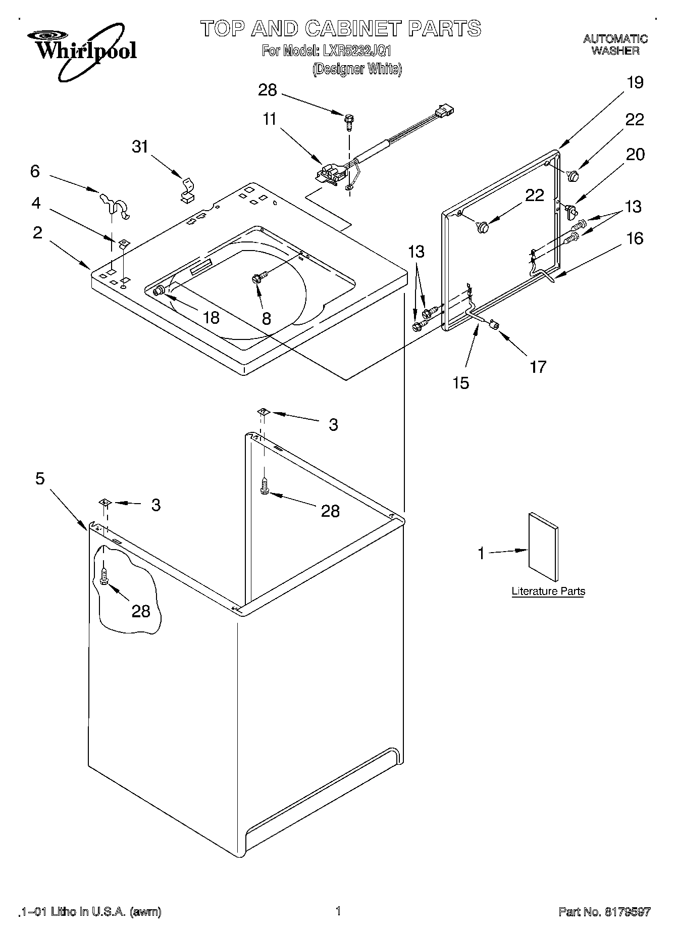 01 - TOP AND CABINET, LITERATURE