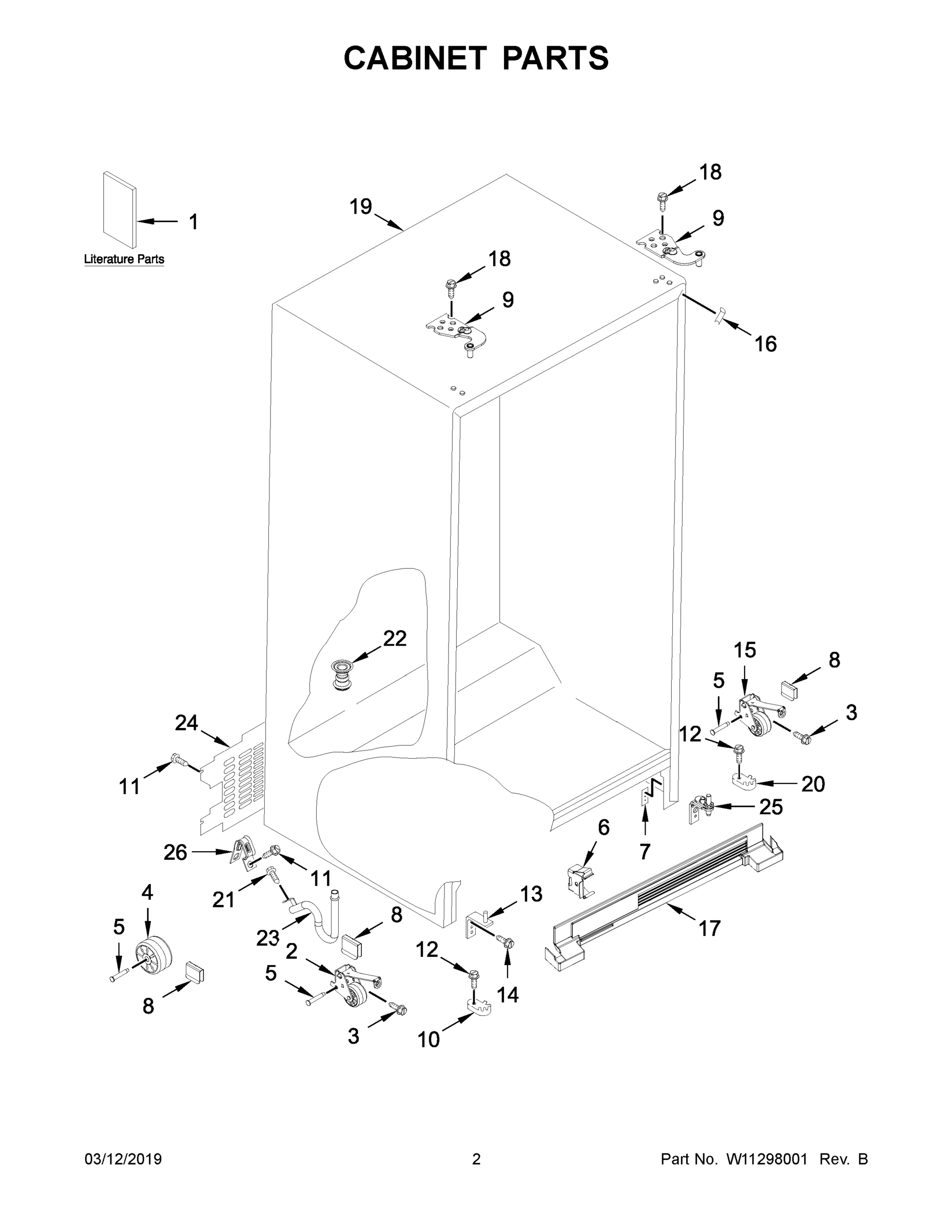 02 - CABINET PARTS