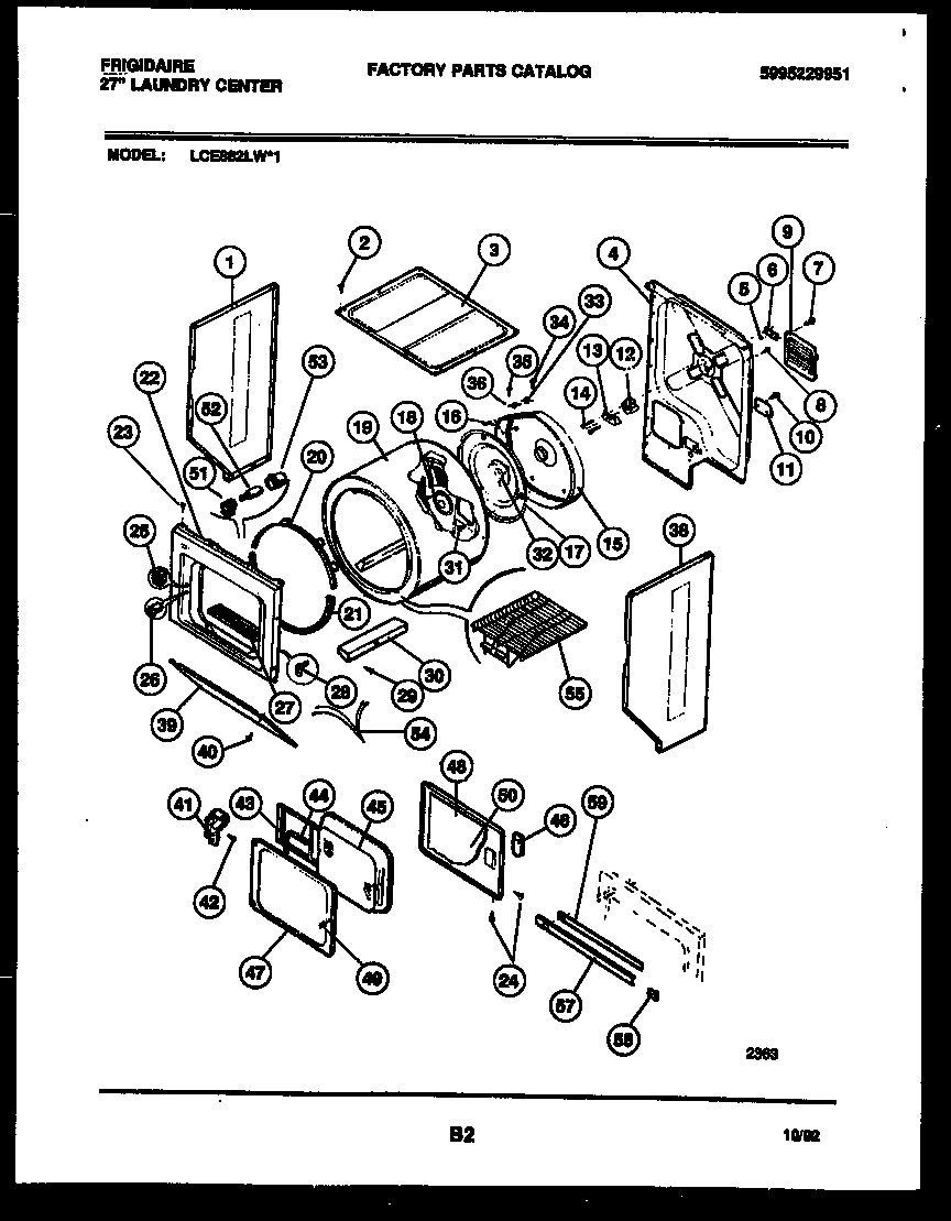 02 - CABINET AND COMPONENT PARTS