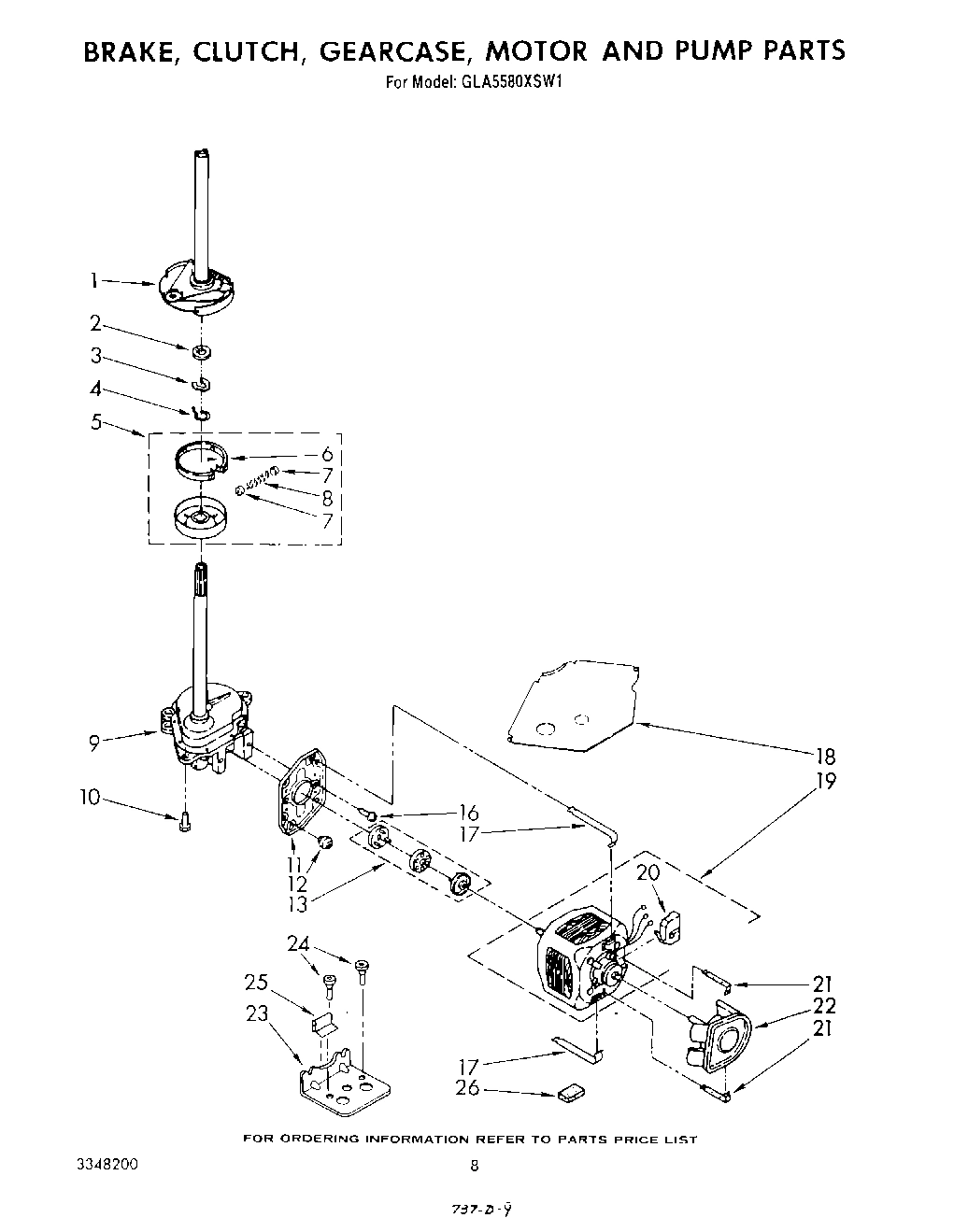 06 - BRAKE, CLUTCH, GEARCASE, MOTOR AND PUMP