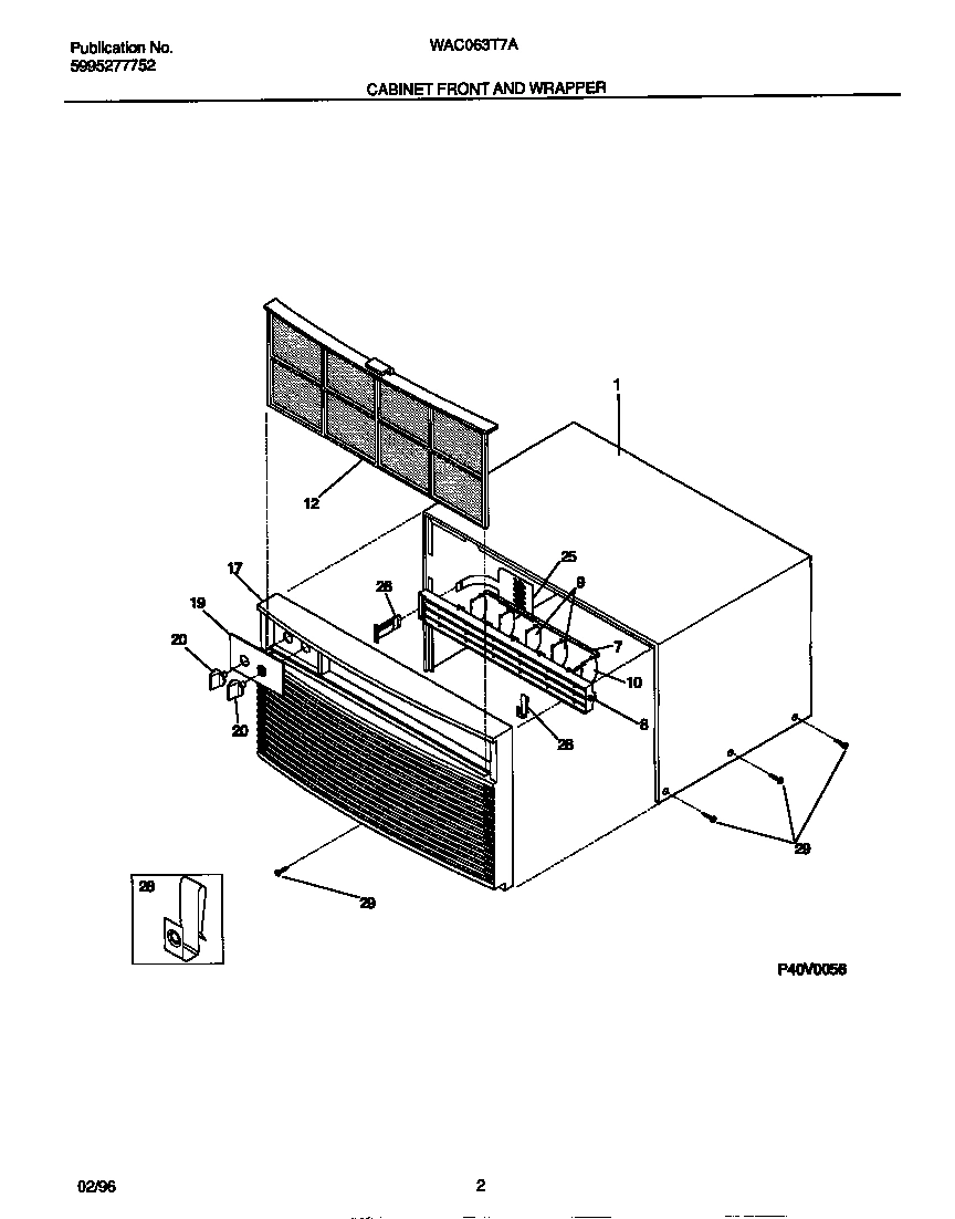 02 - CABINET FRONT AND WRAPPER