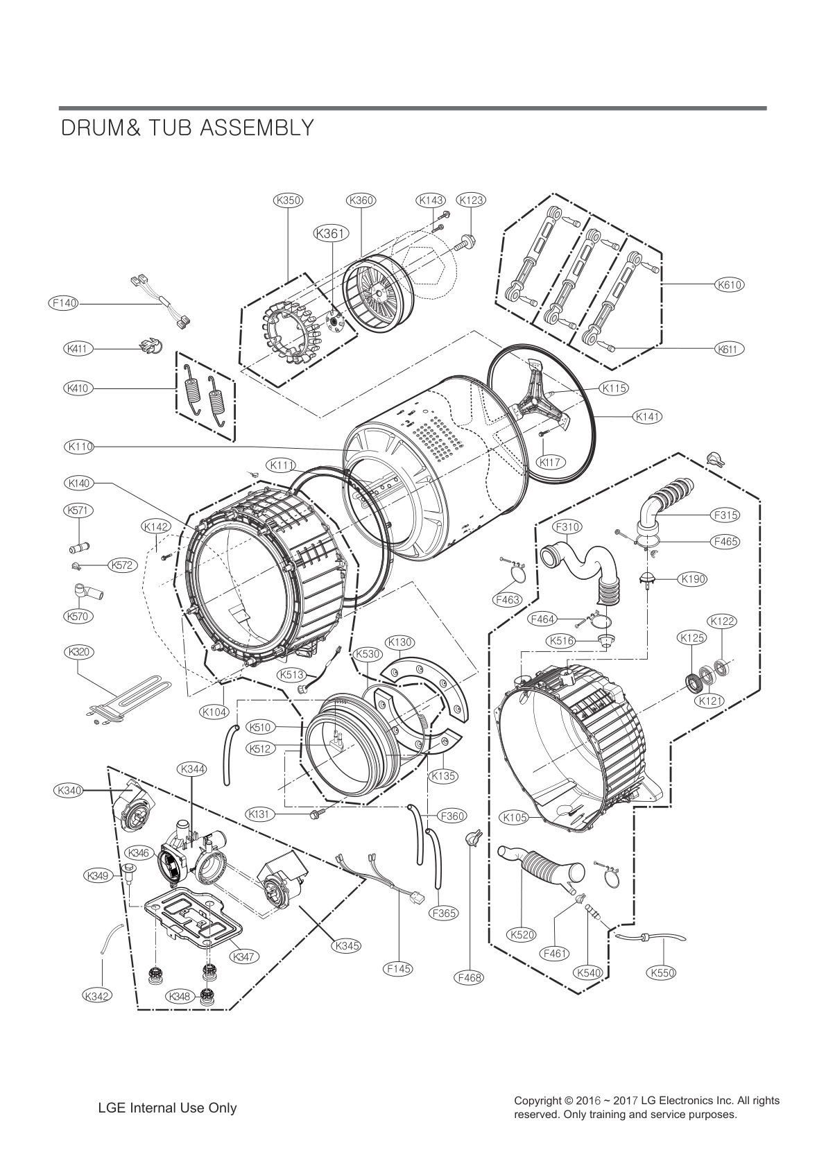 DRUM& TUB ASSEMBLY