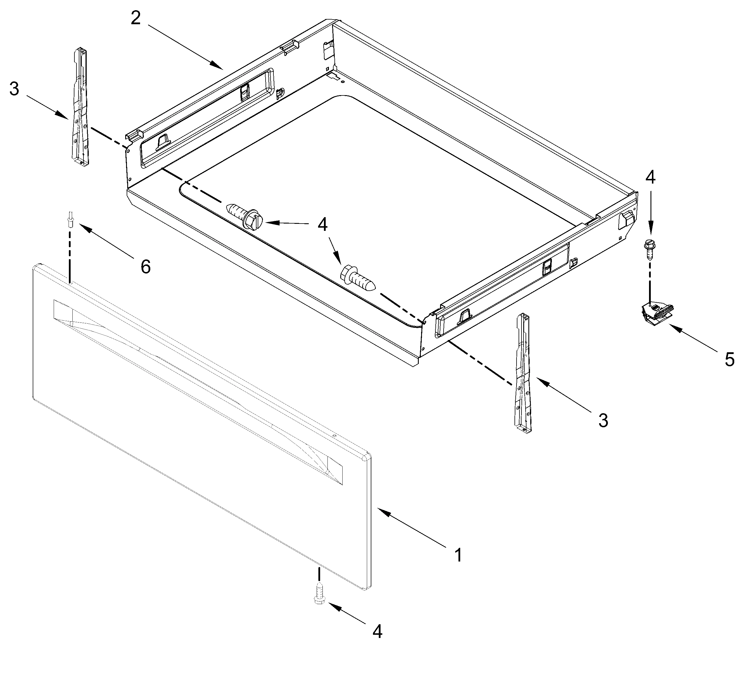 DRAWER AND BROILER PARTS