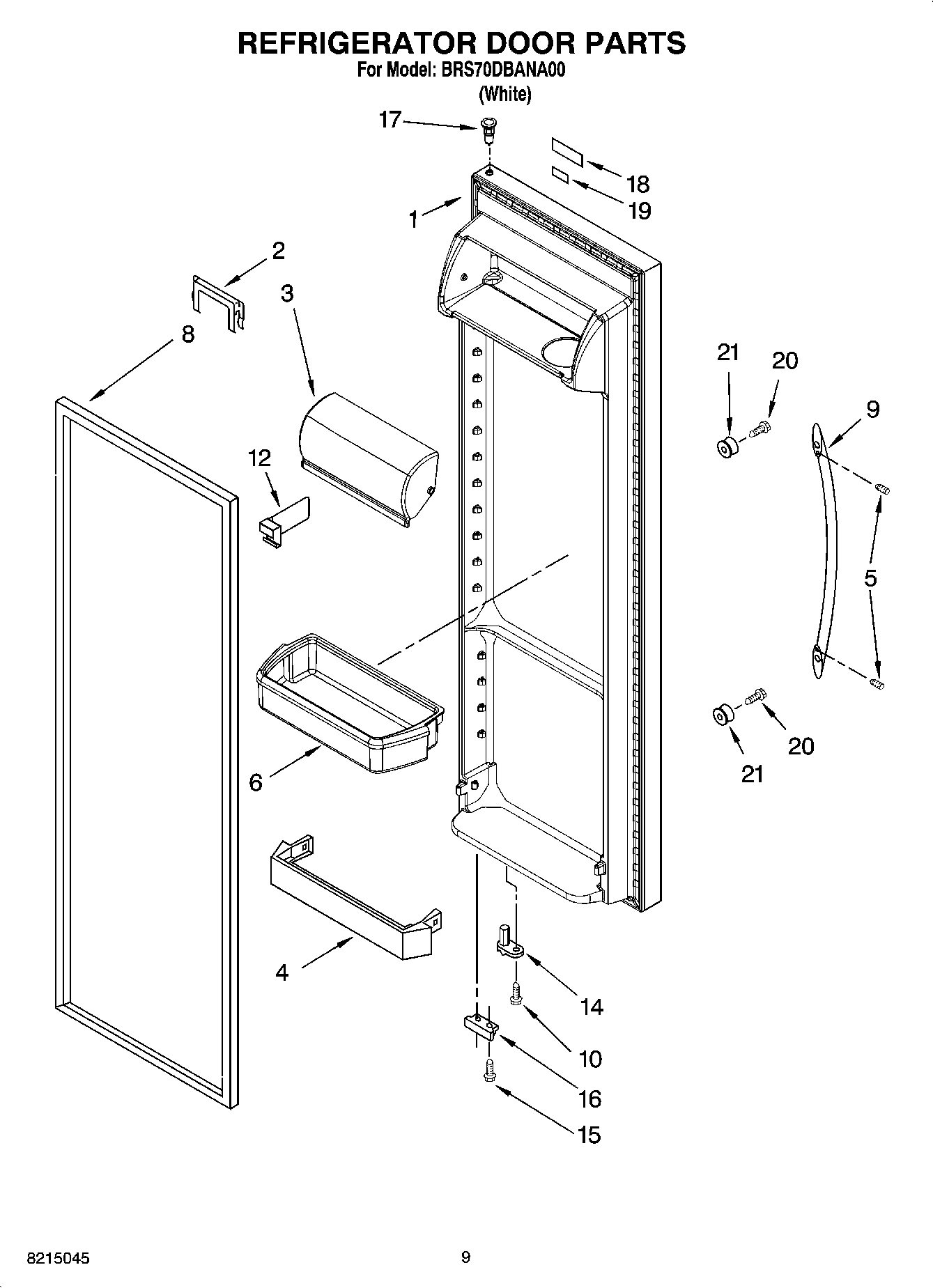 06 - REFRIGERATOR DOOR PARTS