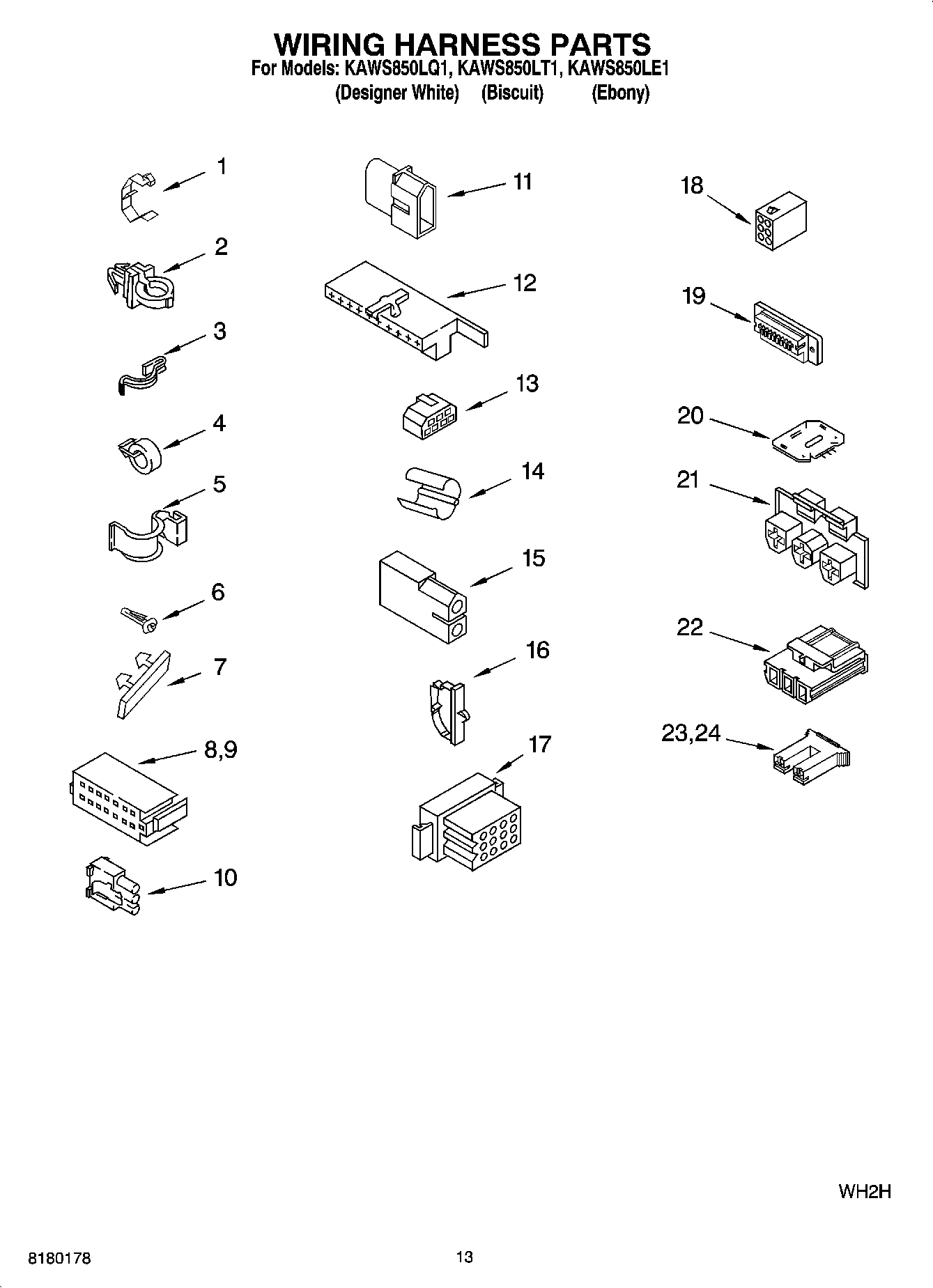 10 - WIRING HARNESS PARTS