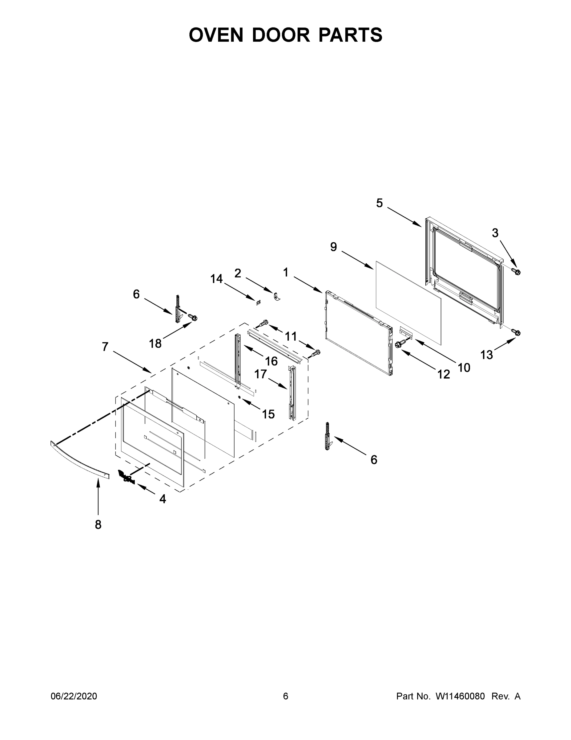 04 - OVEN DOOR PARTS