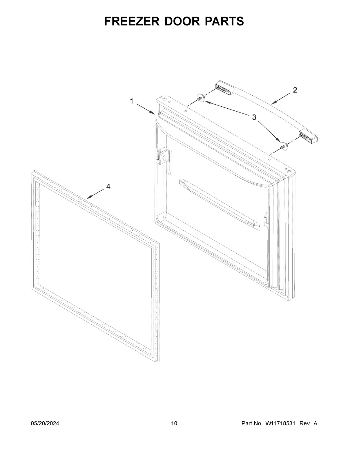 06 - FREEZER DOOR PARTS